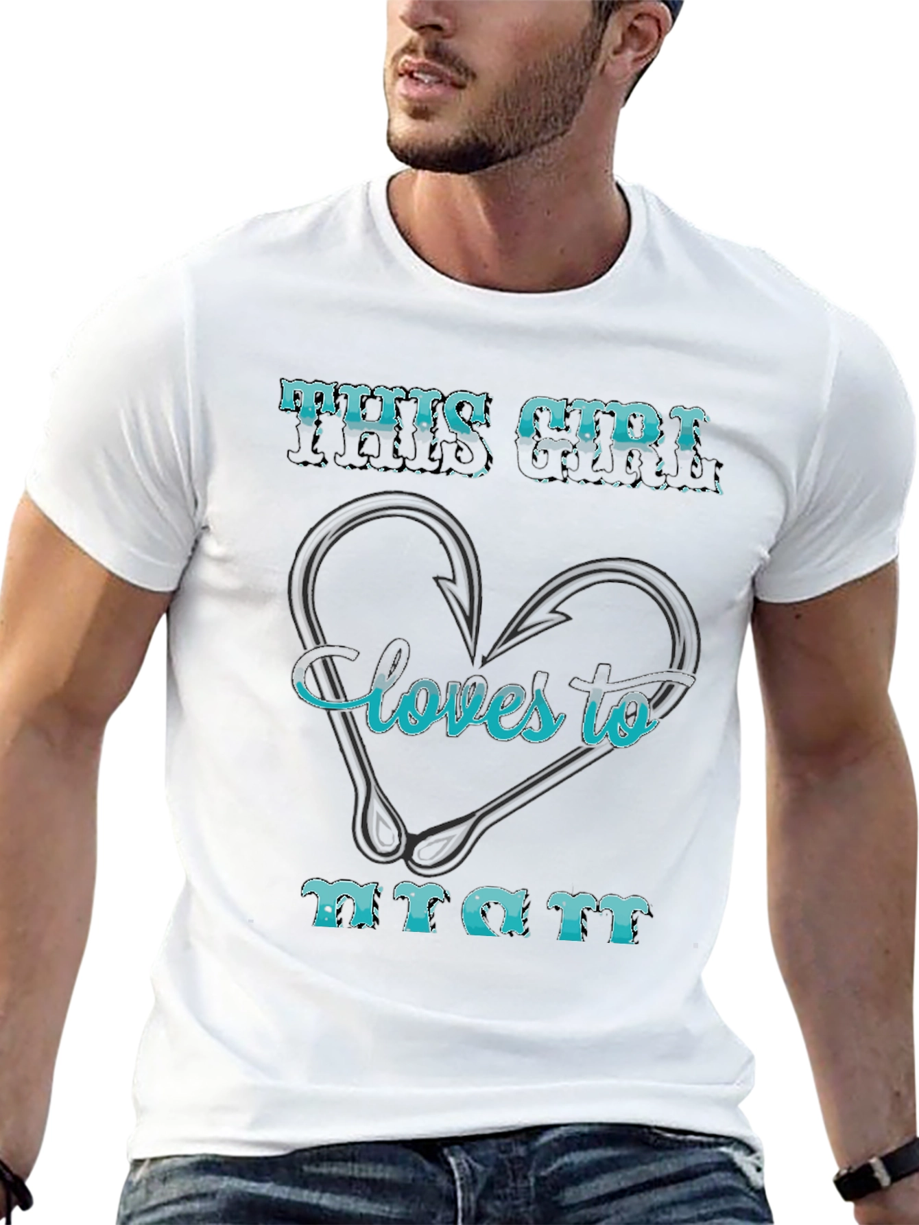 Fishing Lover T-Shirt - This Girl Loves to Fish