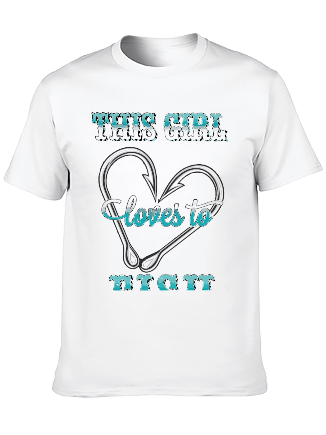 Fishing Lover T-Shirt - This Girl Loves to Fish