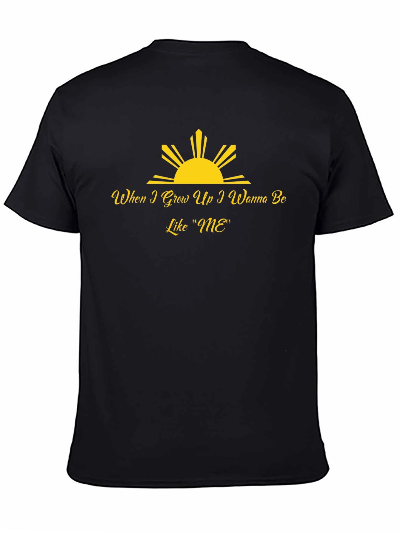 Inspirational Like Me Black T-Shirt