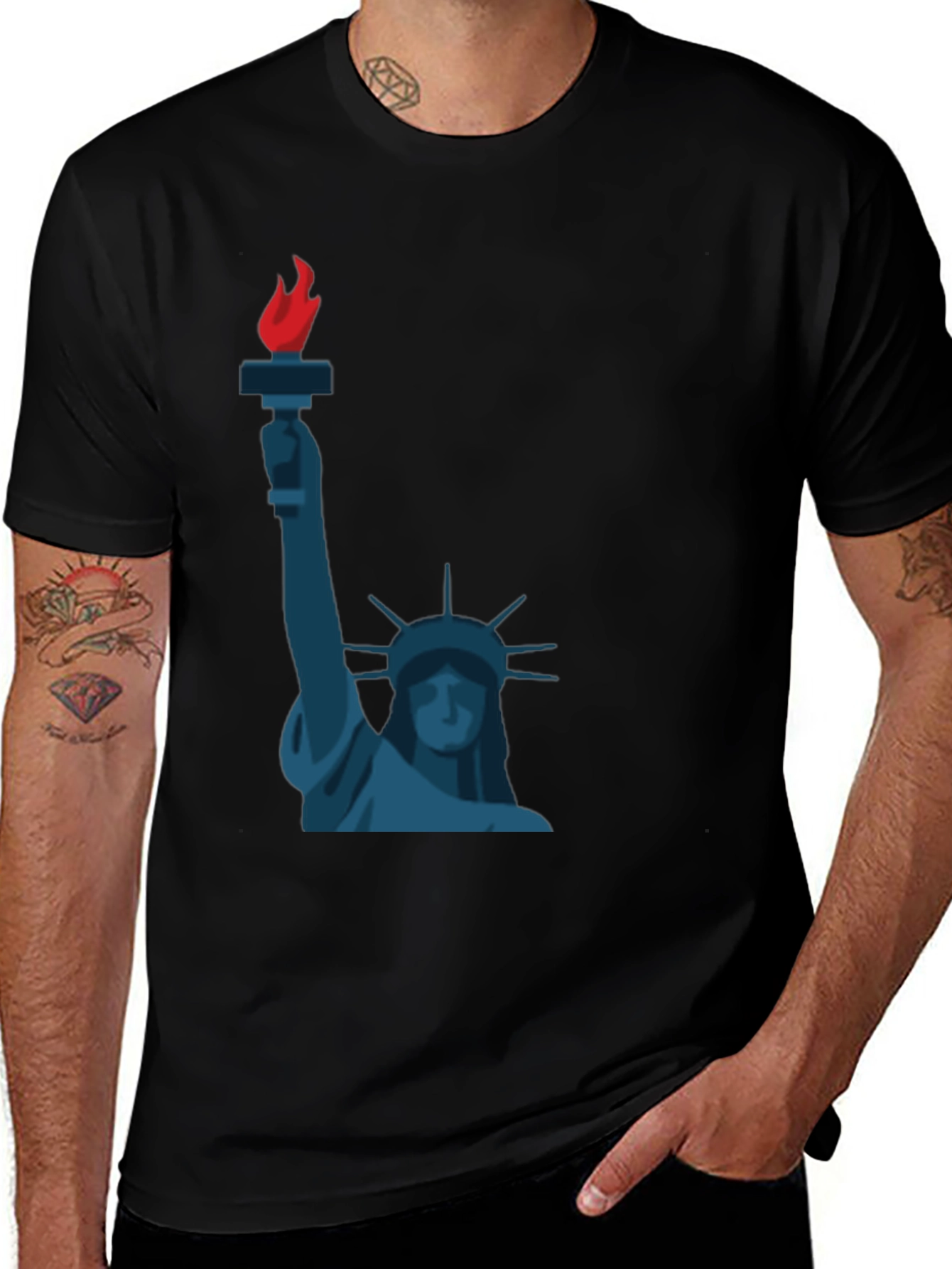 Statue of Liberty Graphic T-Shirt - Classic Design