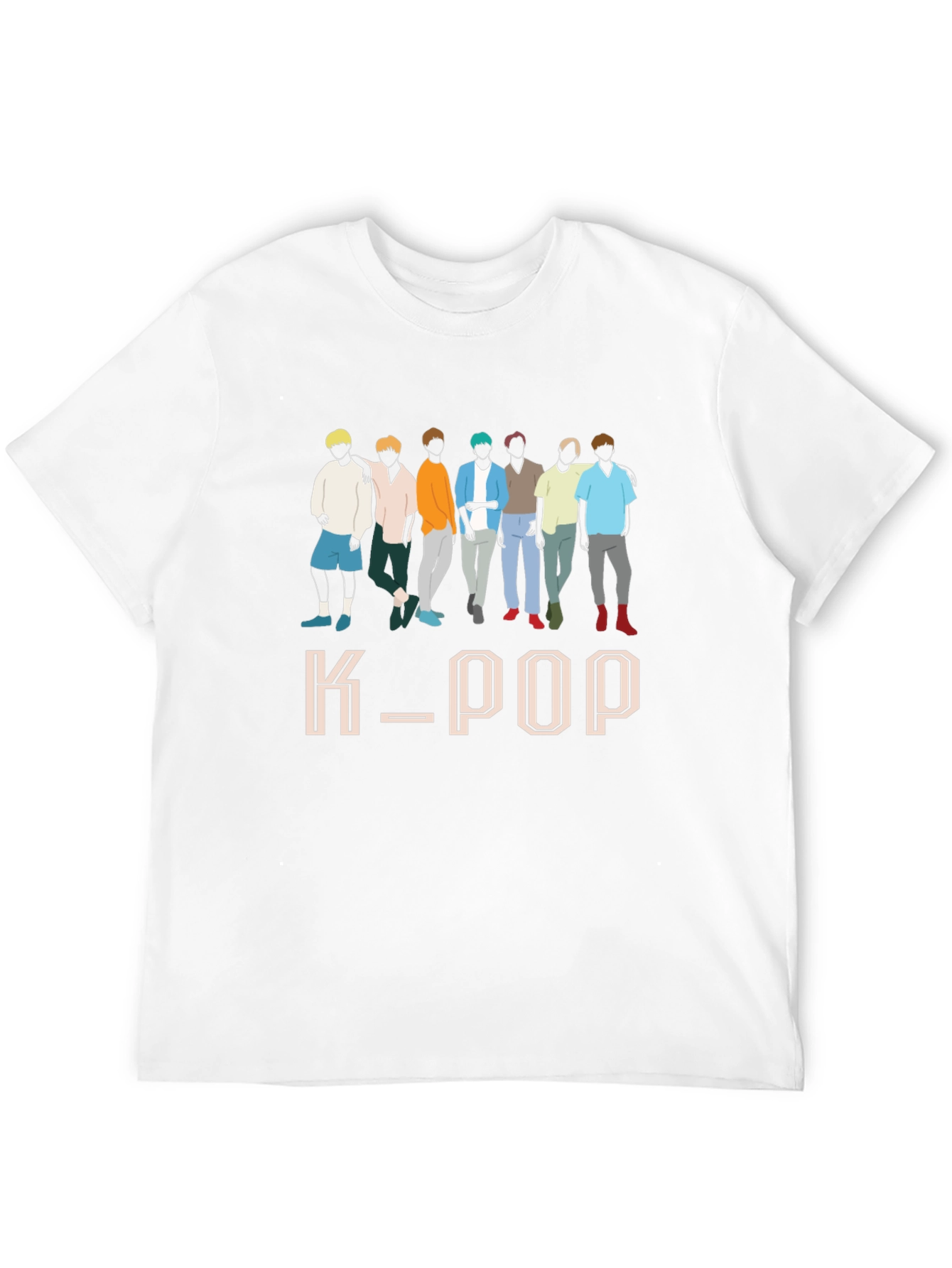 K-Pop Group Graphic Print T-Shirt