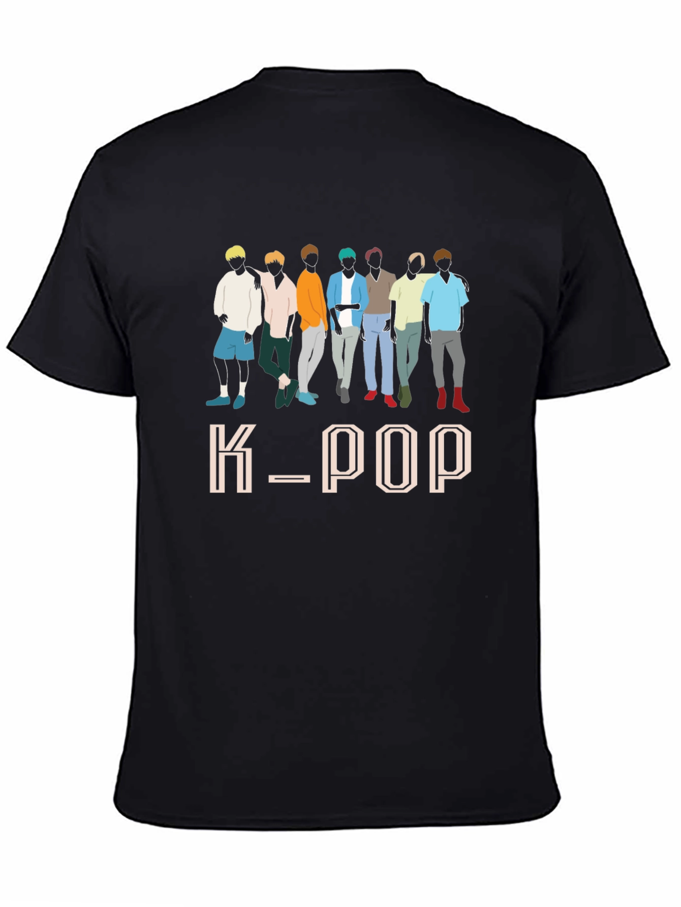 K-Pop Group Graphic Print T-Shirt
