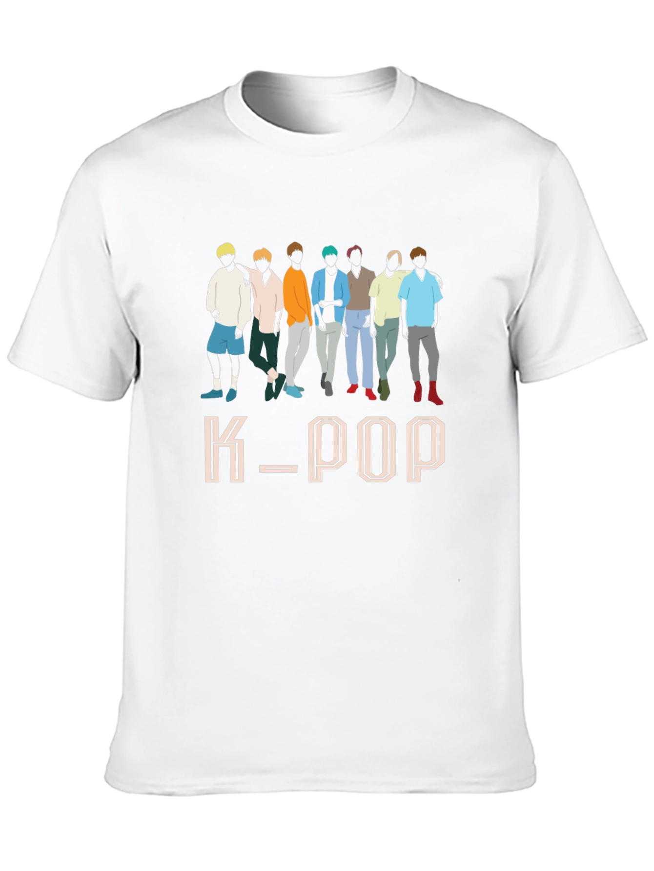 K-Pop Group Graphic Print T-Shirt