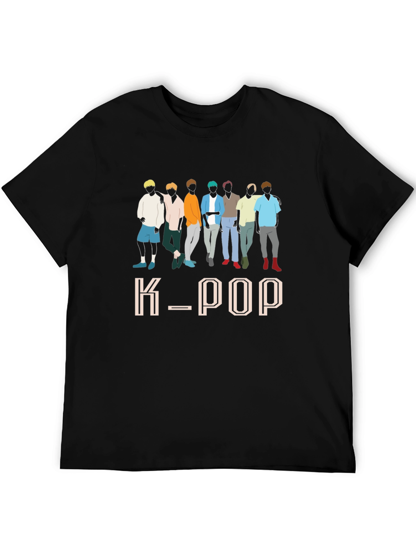 K-Pop Group Graphic Print T-Shirt