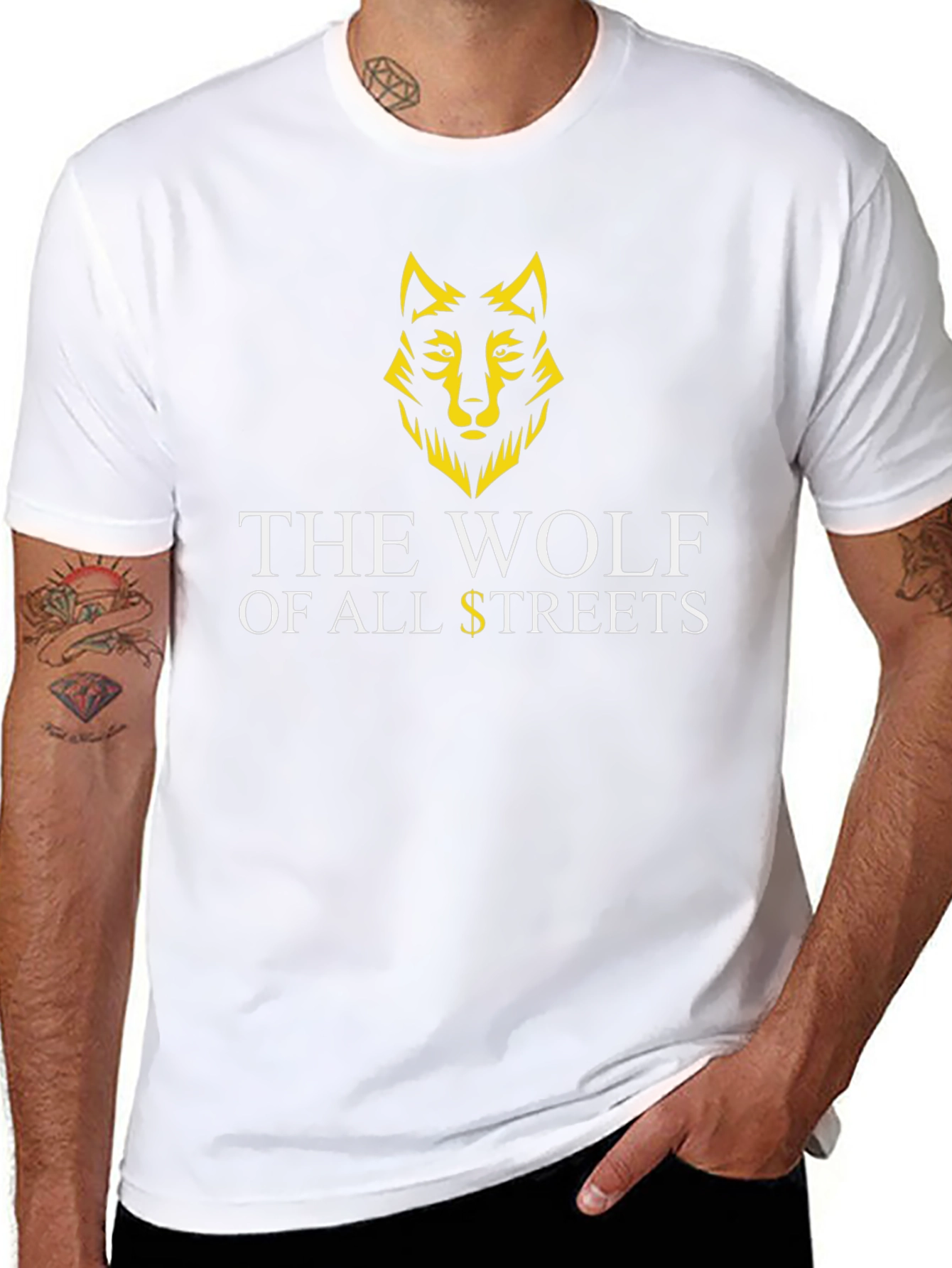 The Wolf of All Streets Black T-Shirt