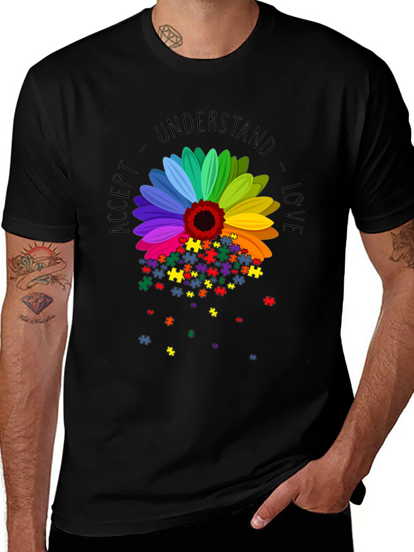 Autism Awareness Flower T-Shirt