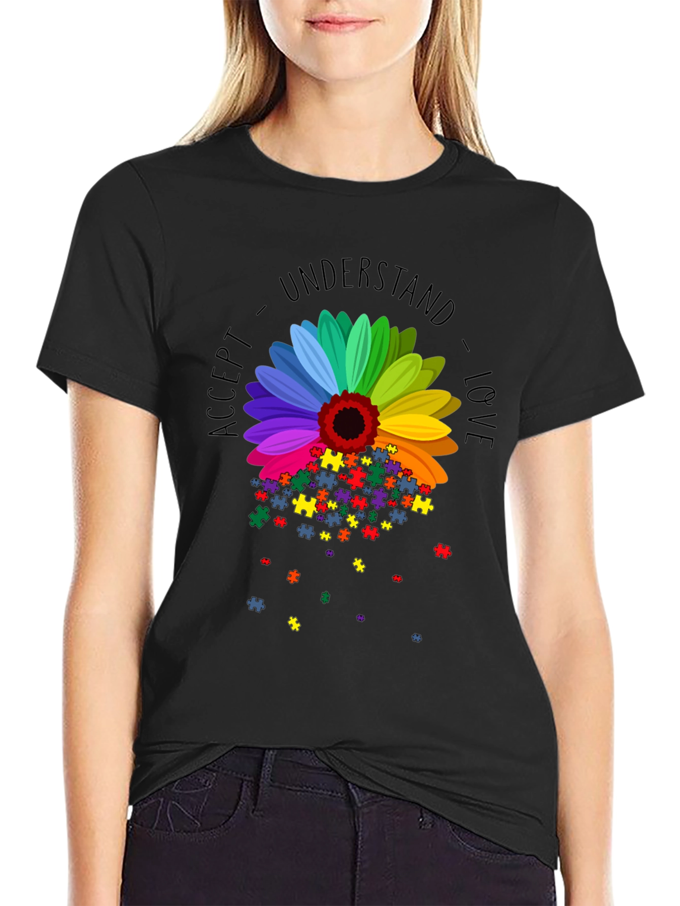 Autism Awareness Flower T-Shirt