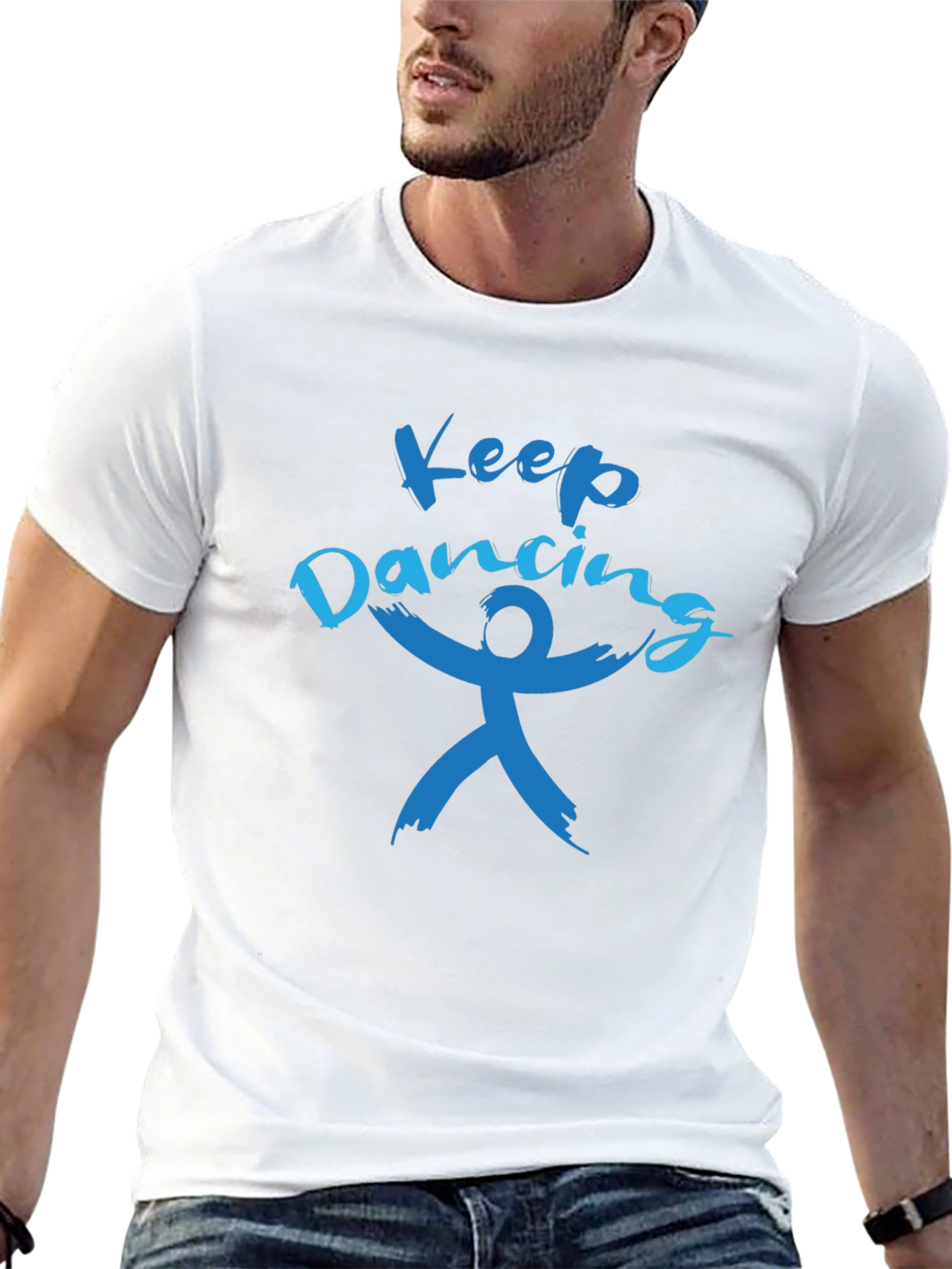 Keep Dancing Black Tee