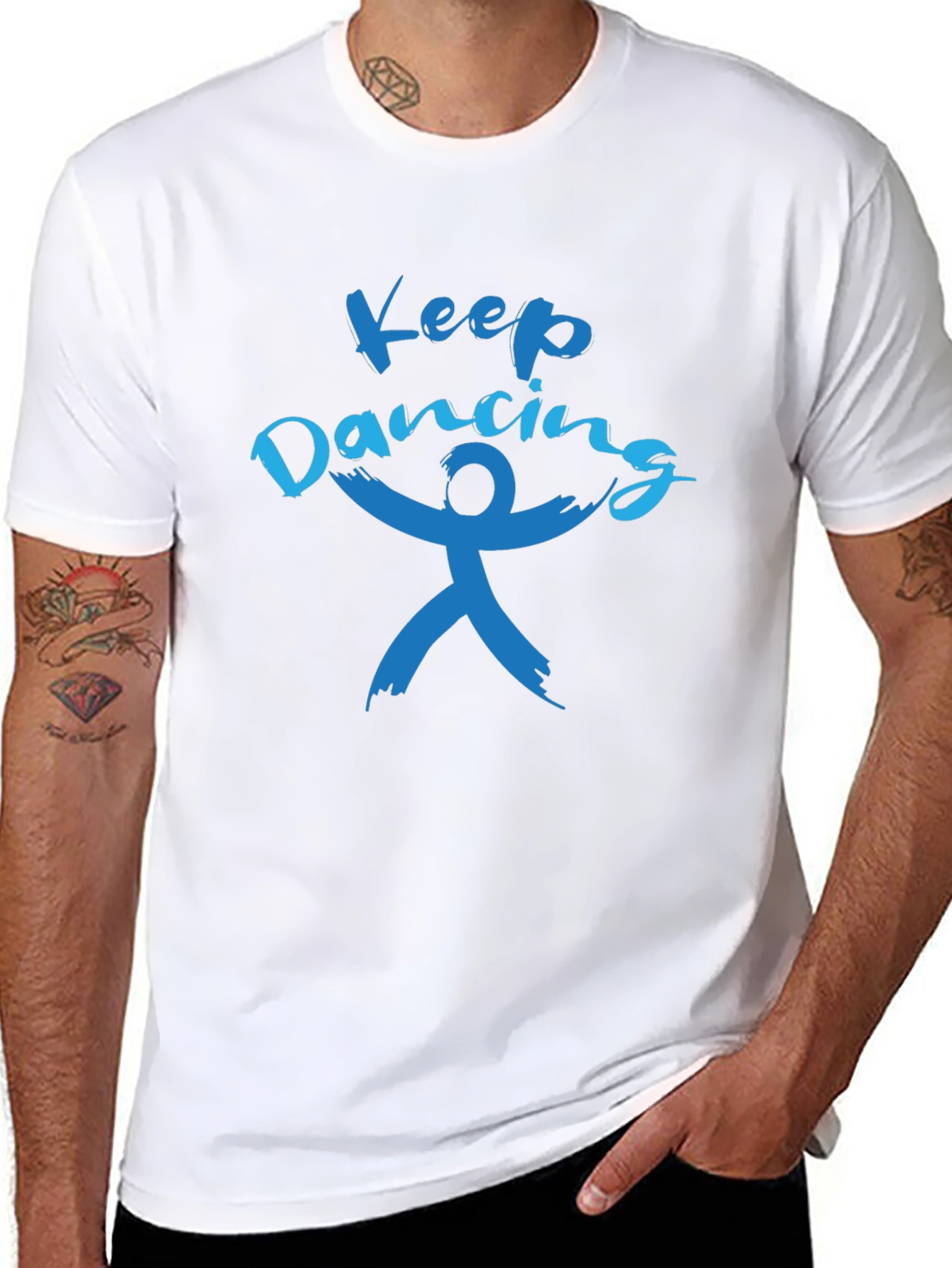 Keep Dancing Black Tee