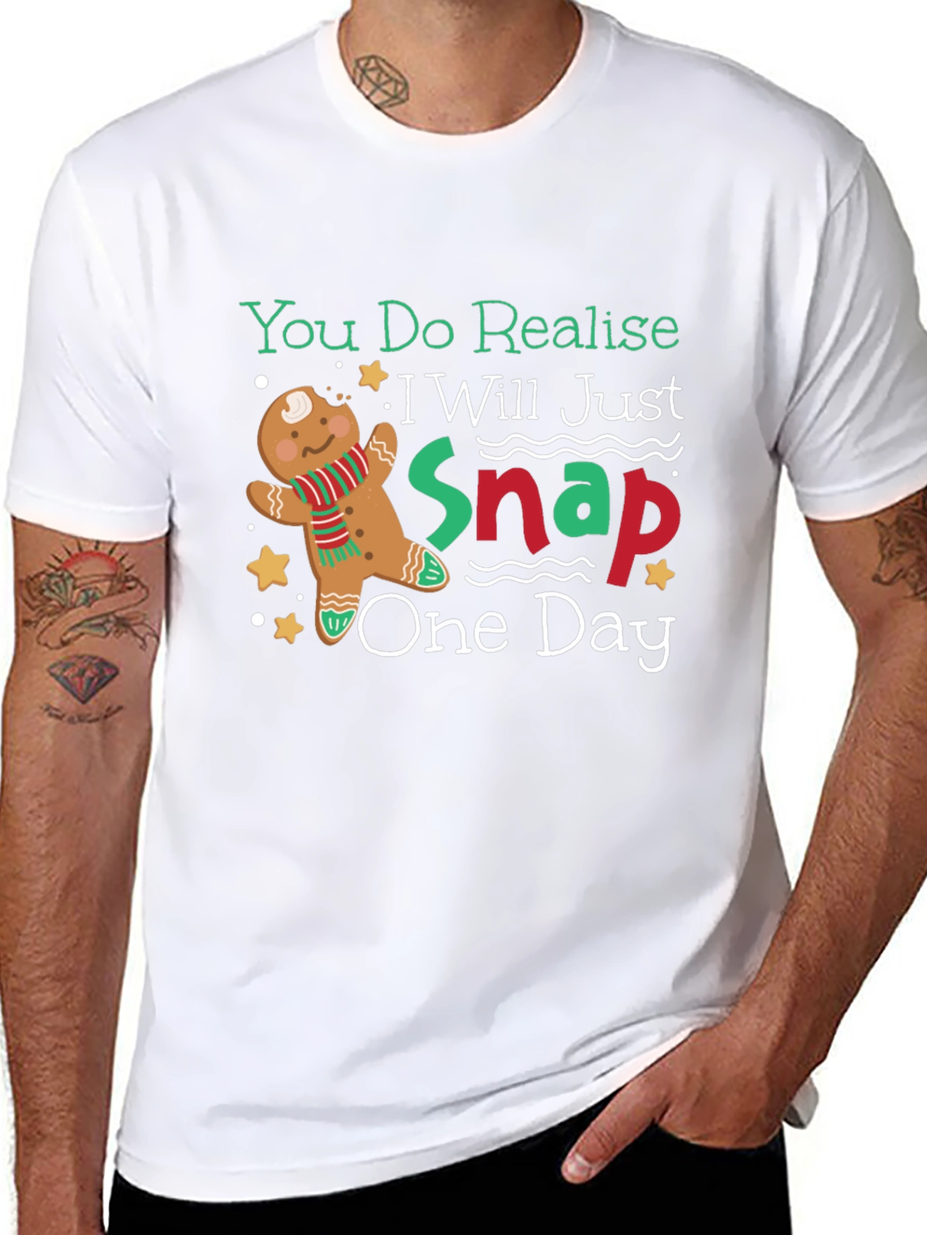 Funny Gingerbread Snap T-Shirt