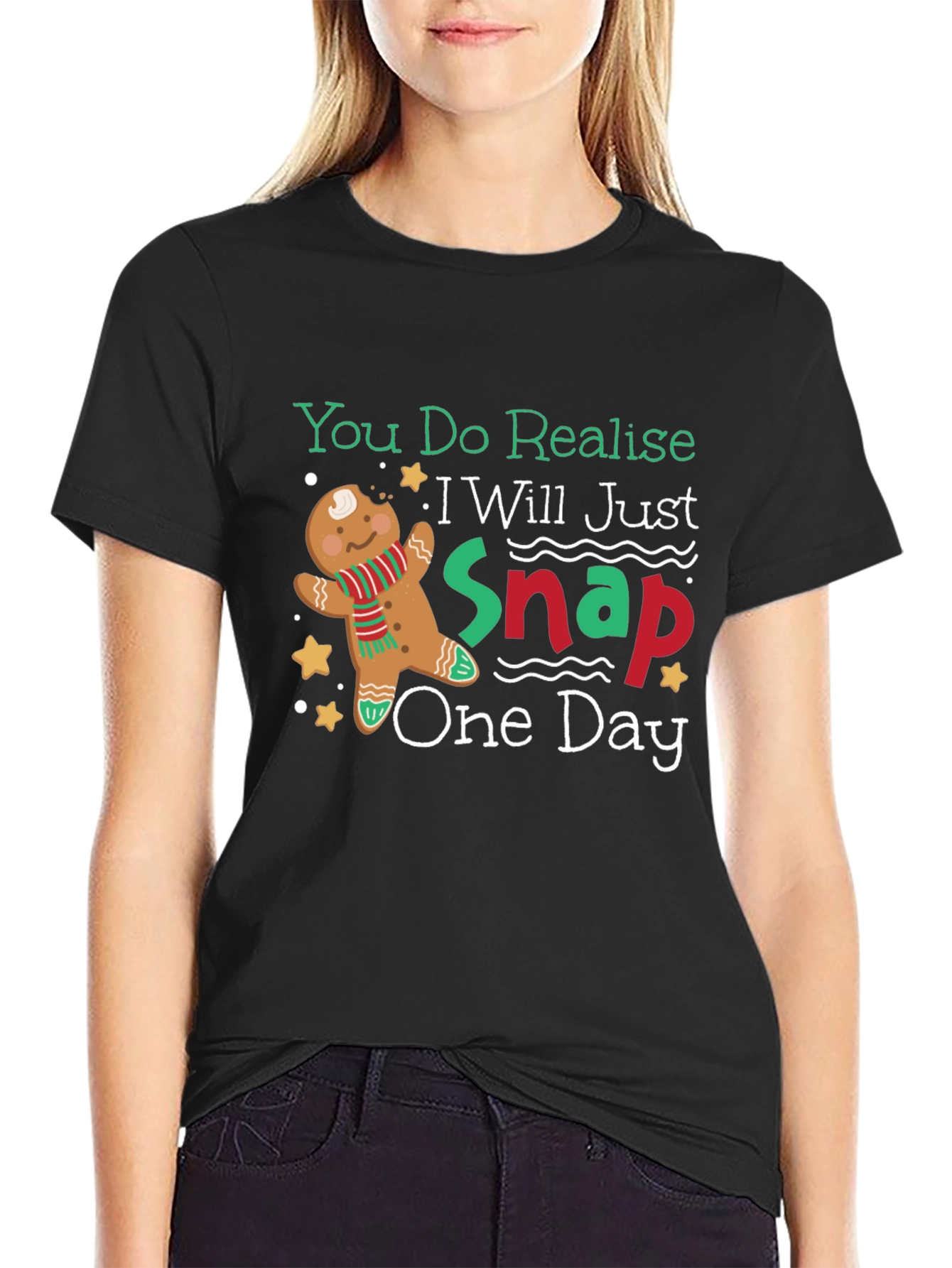 Funny Gingerbread Snap T-Shirt
