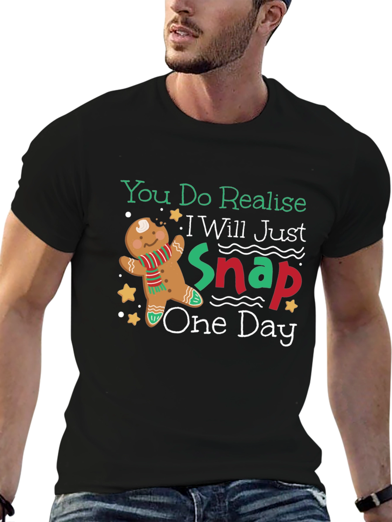 Funny Gingerbread Snap T-Shirt