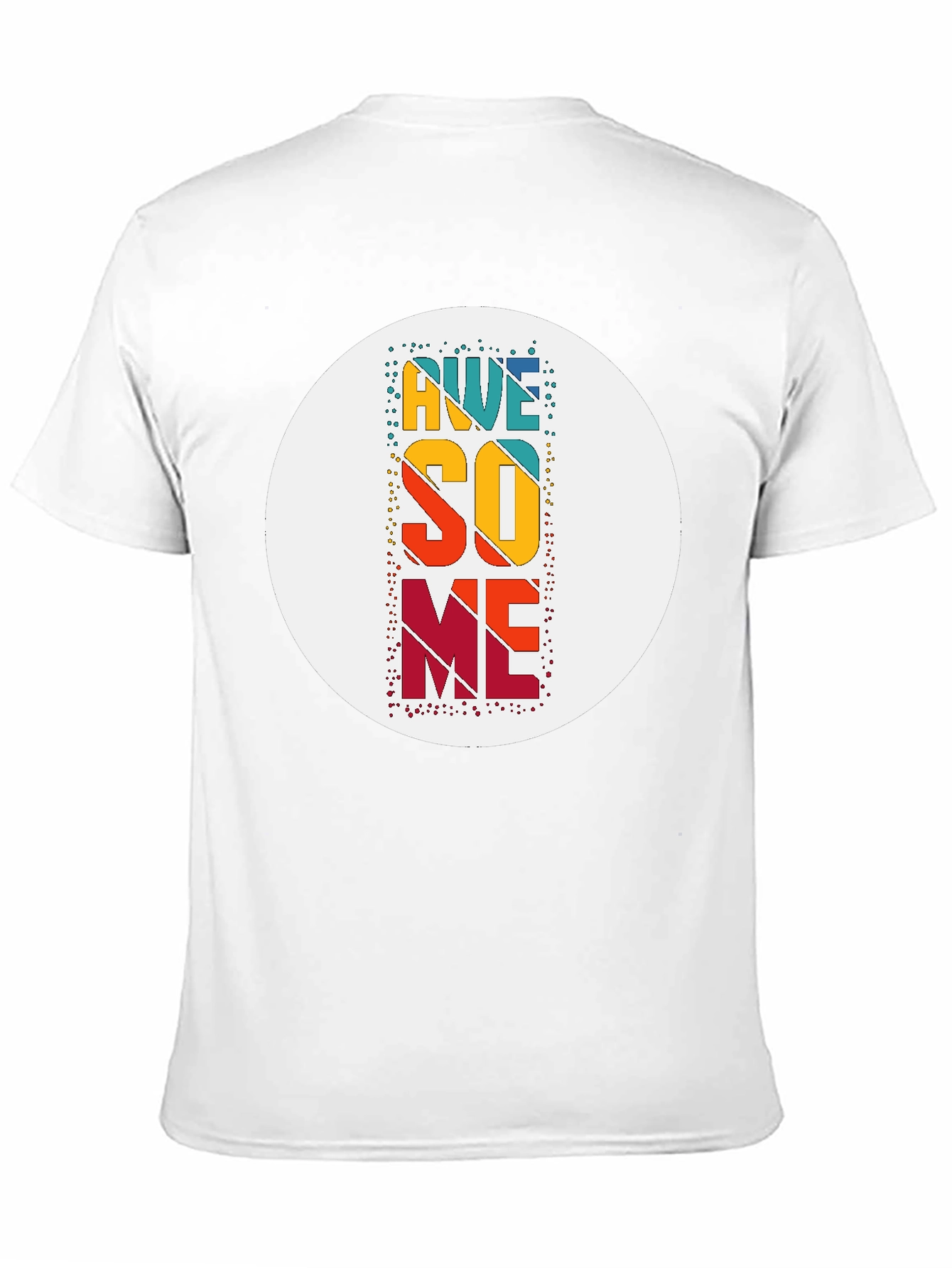 Awesome Graphic Tee - Black Cotton Blend Casual T-Shirt