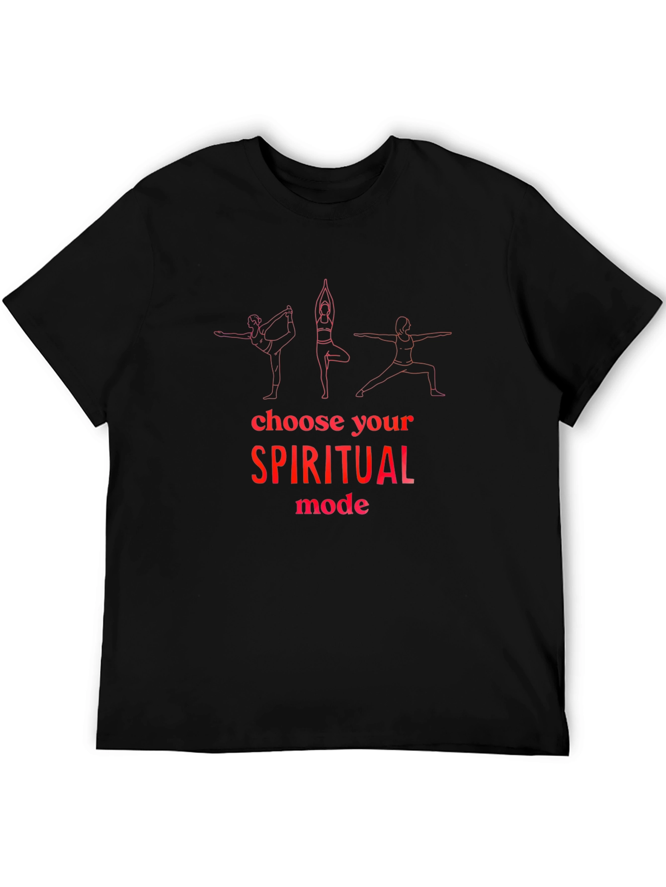 Spiritual Mode Yoga Graphic T-Shirt