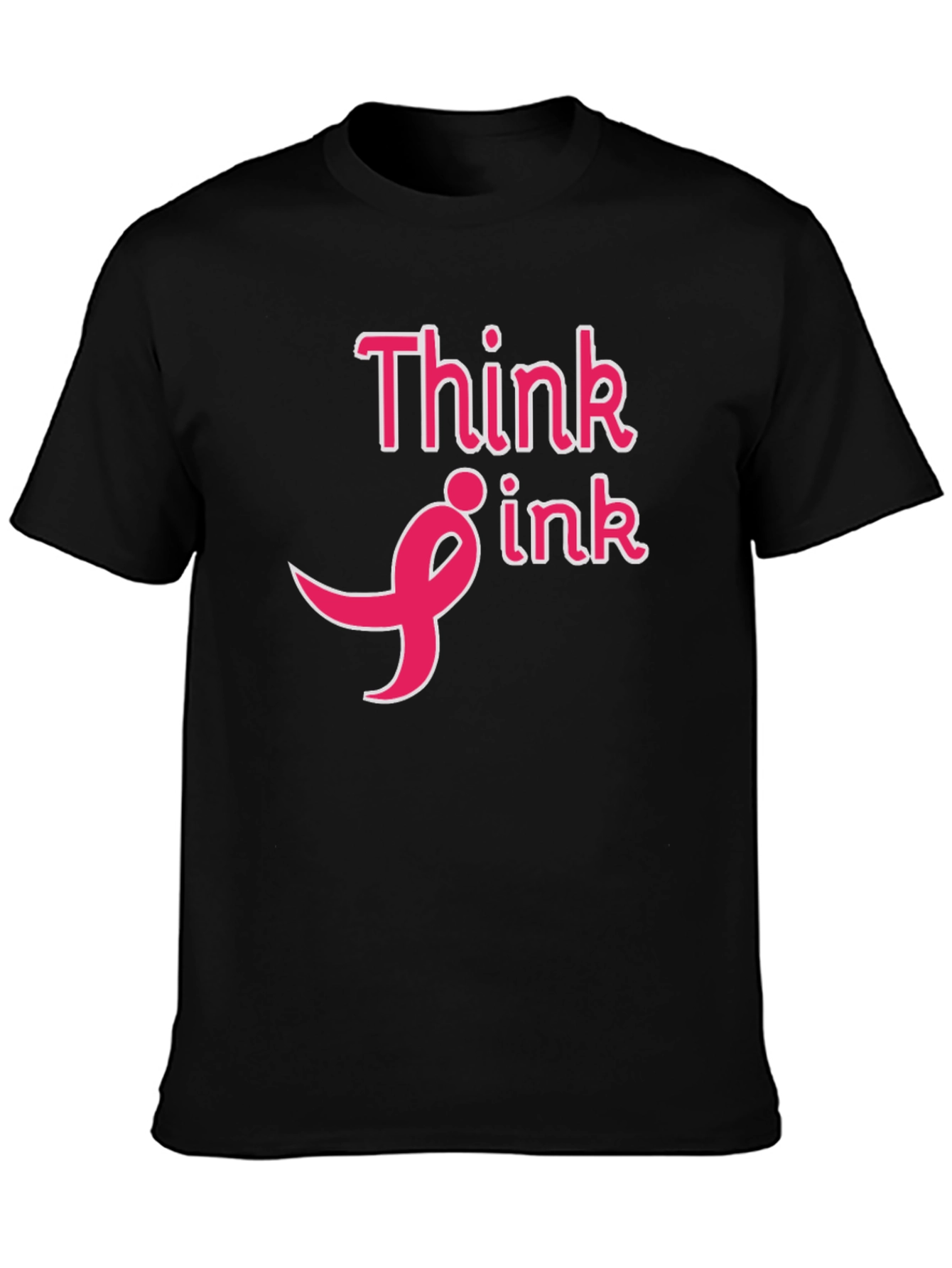 Think Pink Breast Cancer Awareness T-Shirt