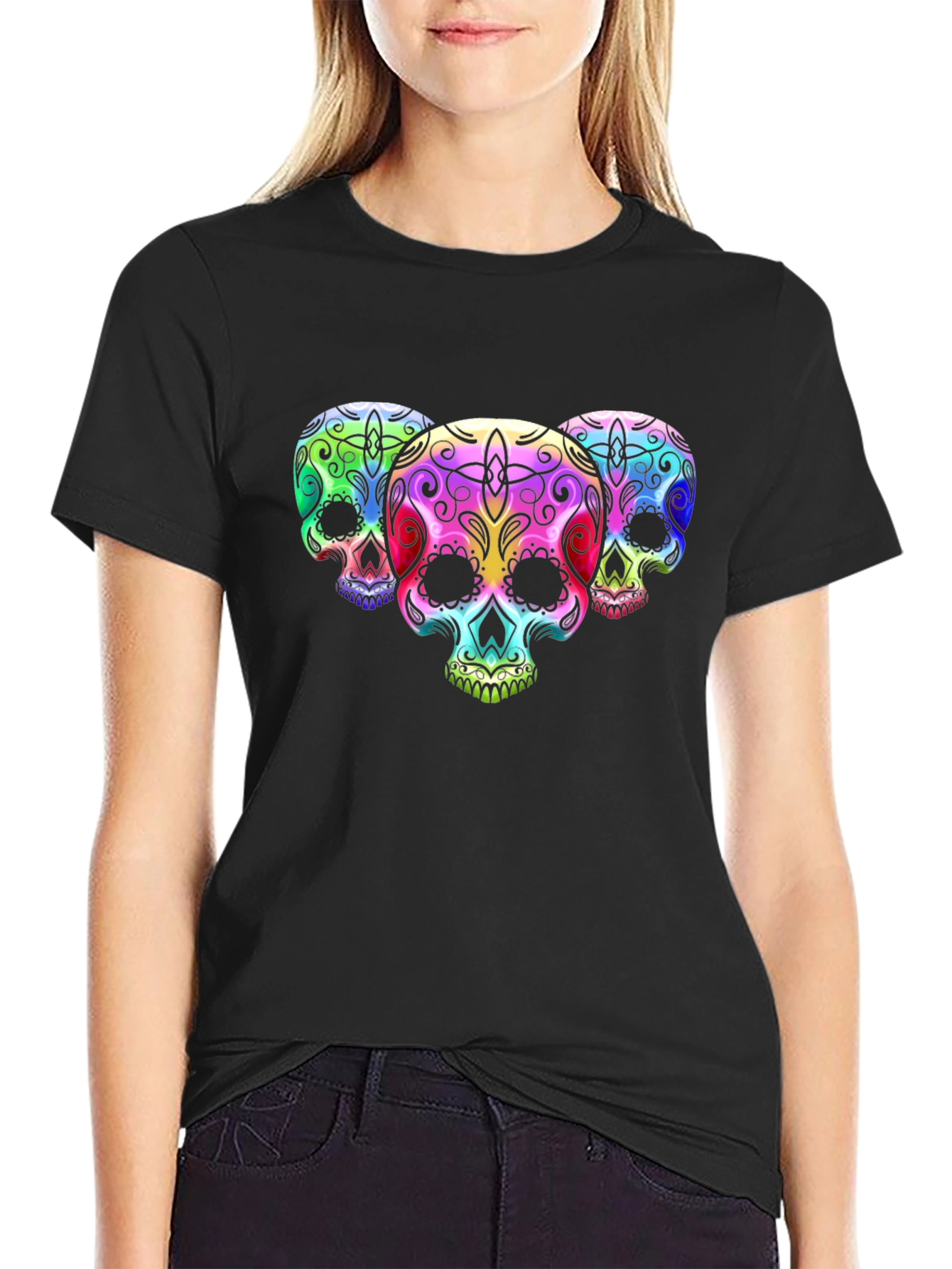Sugar Skull T-Shirt - Day of the Dead Tee