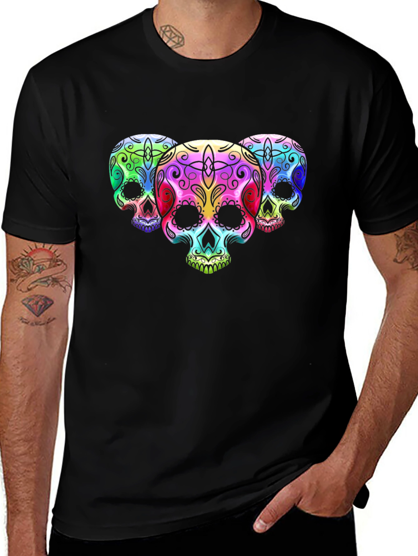 Sugar Skull T-Shirt - Day of the Dead Tee