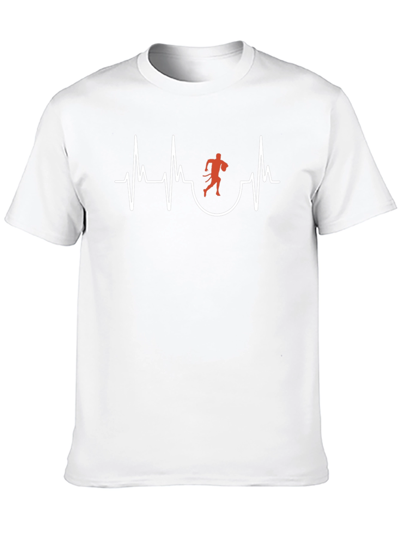 Heartbeat Runner Graphic Tee - Black