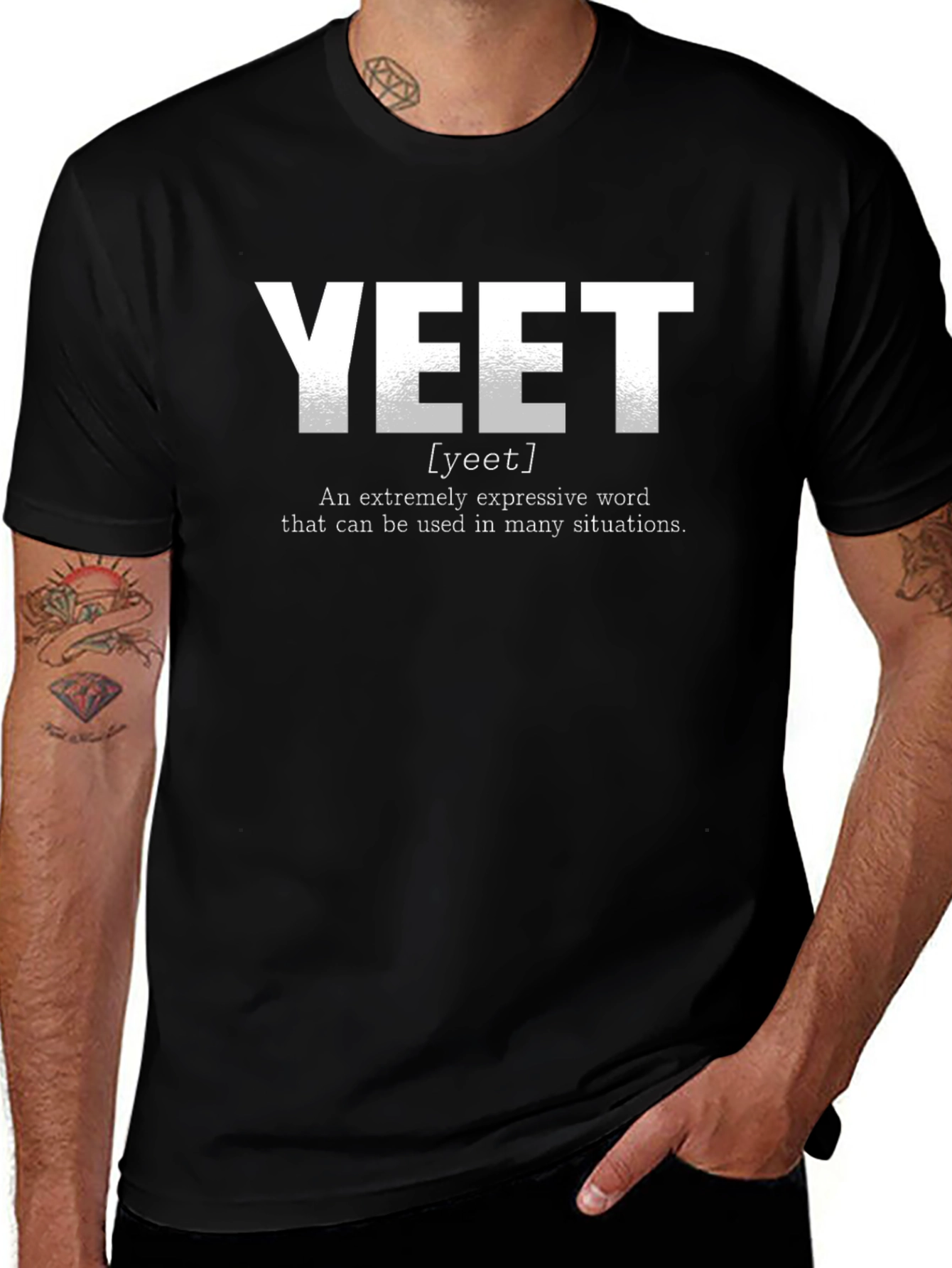 YEET Definition T-Shirt - Expressive Word Tee