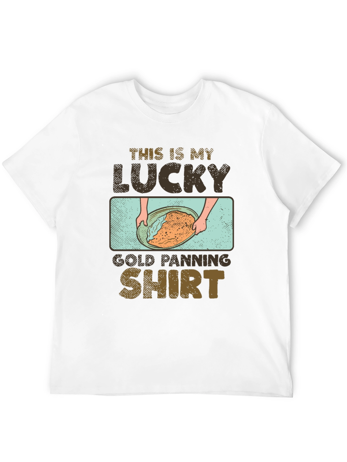 Lucky Gold Panning Shirt - Mens Graphic Tee