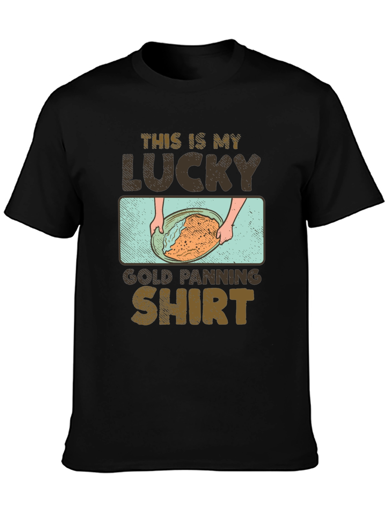 Lucky Gold Panning Shirt - Mens Graphic Tee