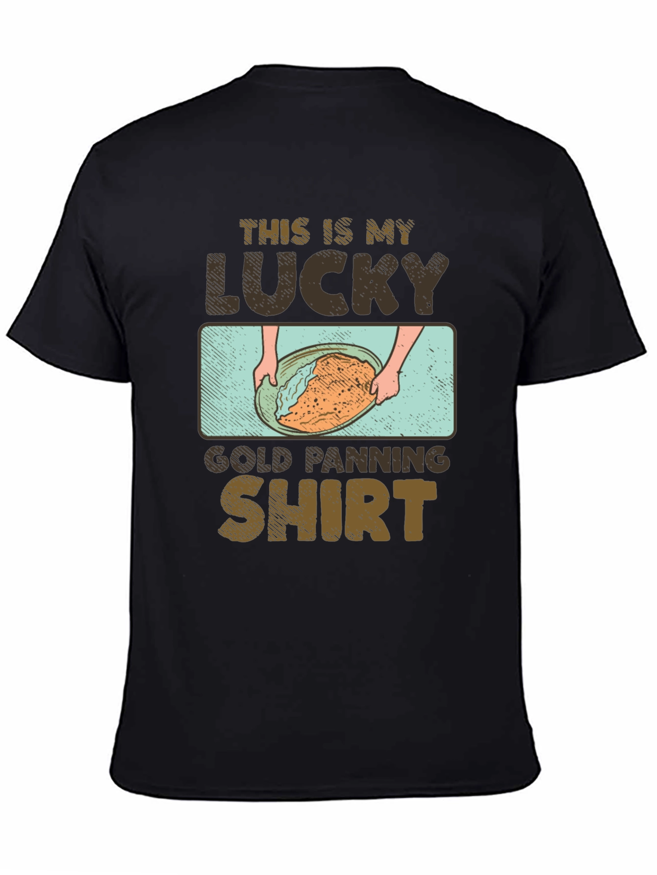 Lucky Gold Panning Shirt - Mens Graphic Tee