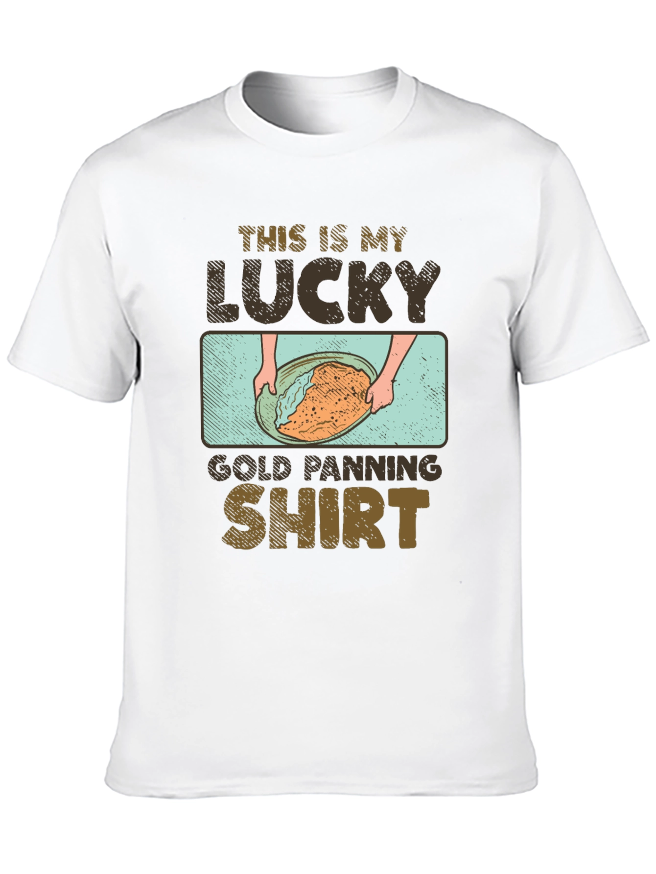 Lucky Gold Panning Shirt - Mens Graphic Tee