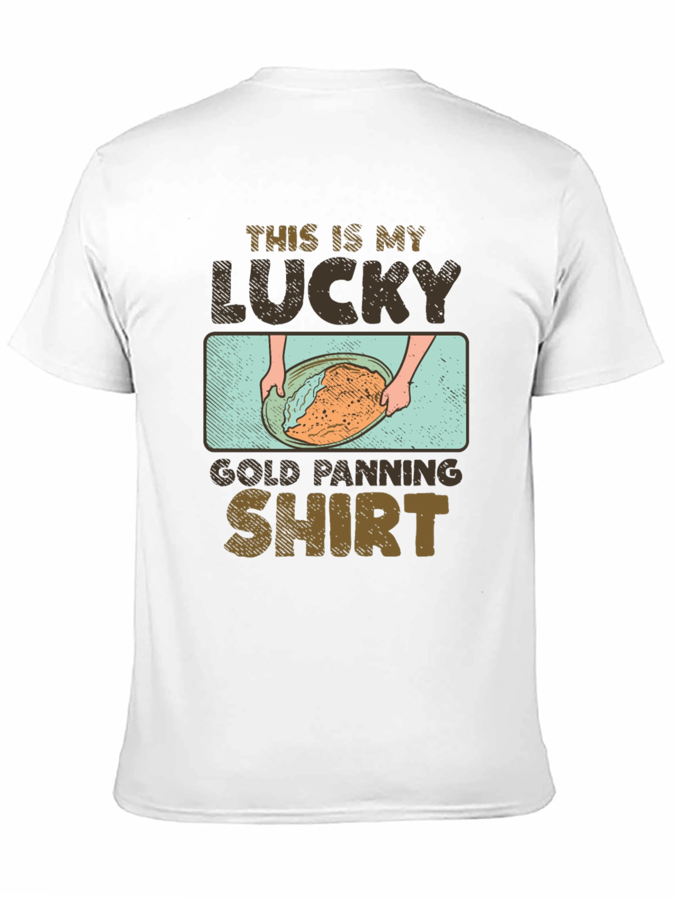 Lucky Gold Panning Shirt - Mens Graphic Tee