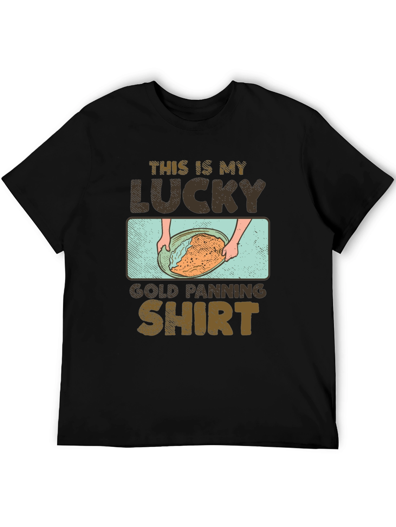 Lucky Gold Panning Shirt - Mens Graphic Tee