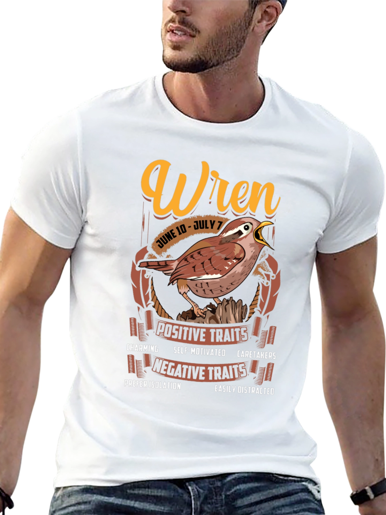 Wren Zodiac Sign T-shirt