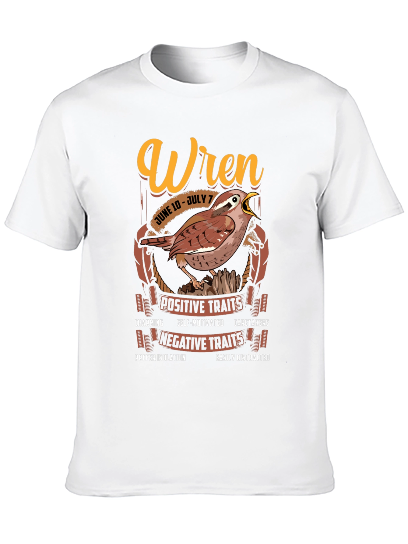 Wren Zodiac Sign T-shirt