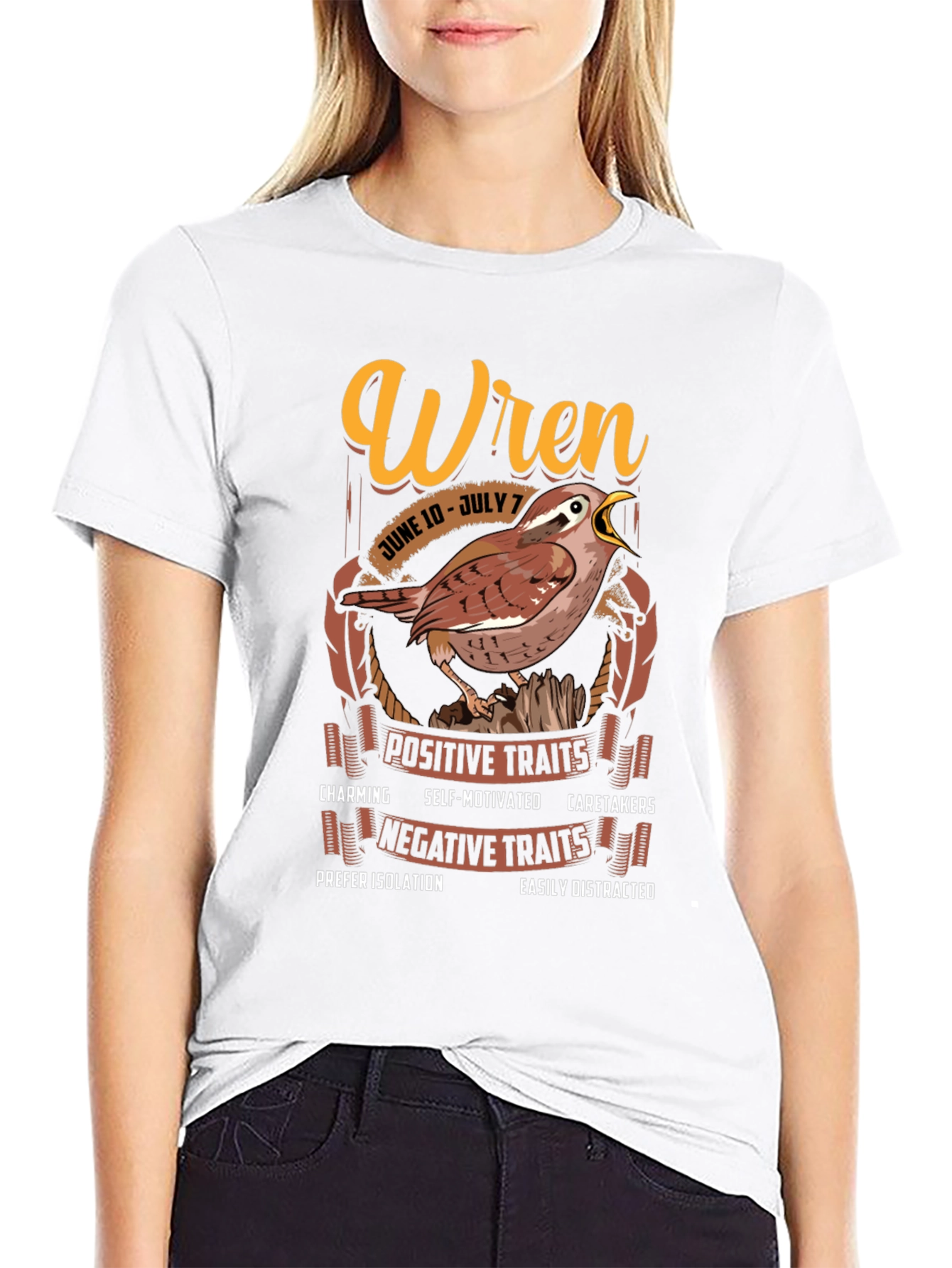 Wren Zodiac Sign T-shirt