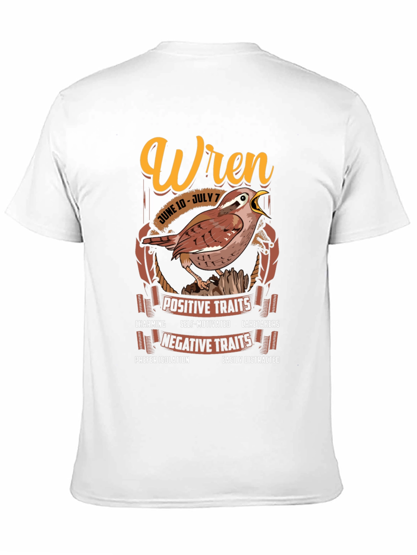 Wren Zodiac Sign T-shirt
