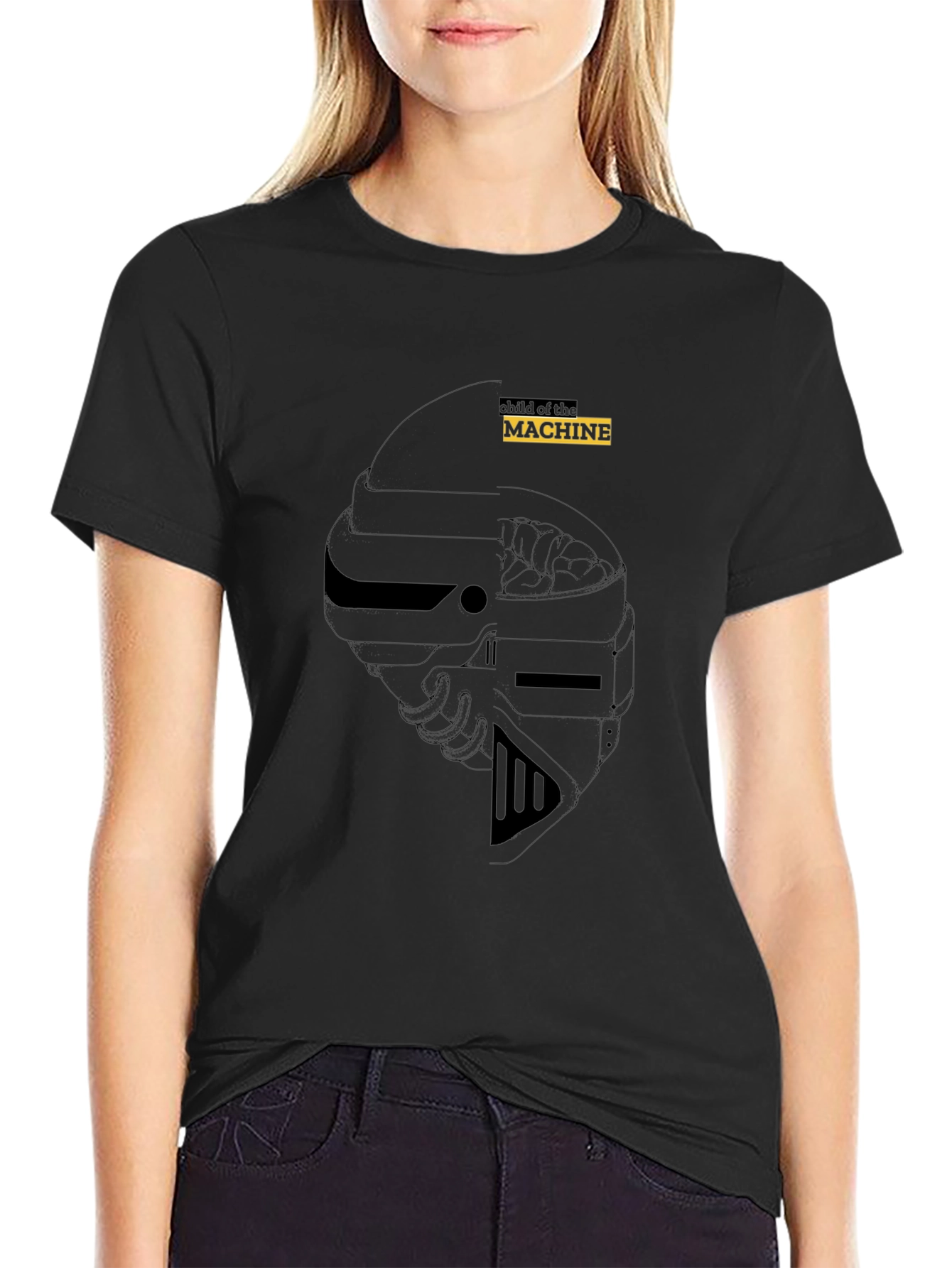 Child of the Machine Black Graphic Tee