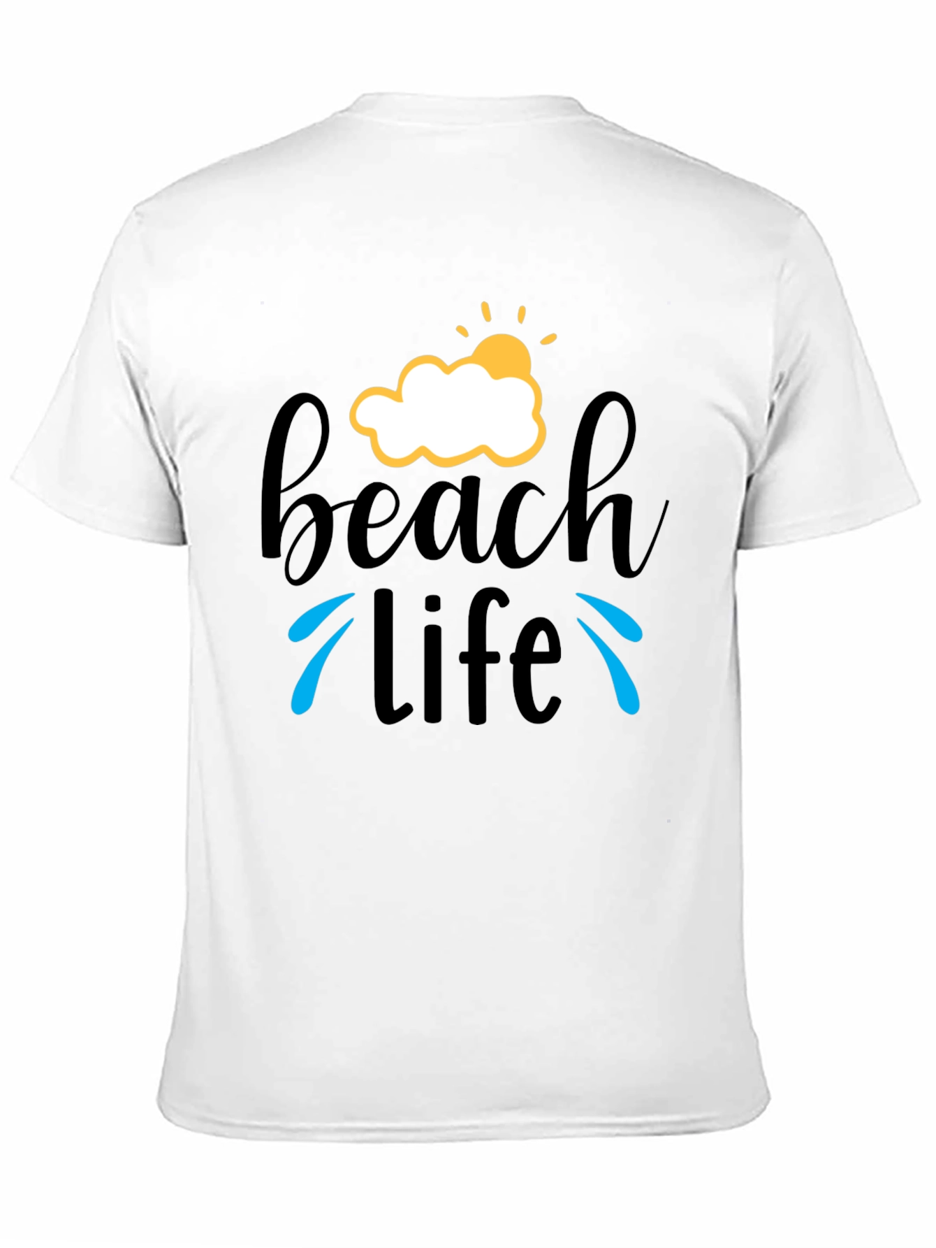 Beach Life T-Shirt - Black Graphic Tee
