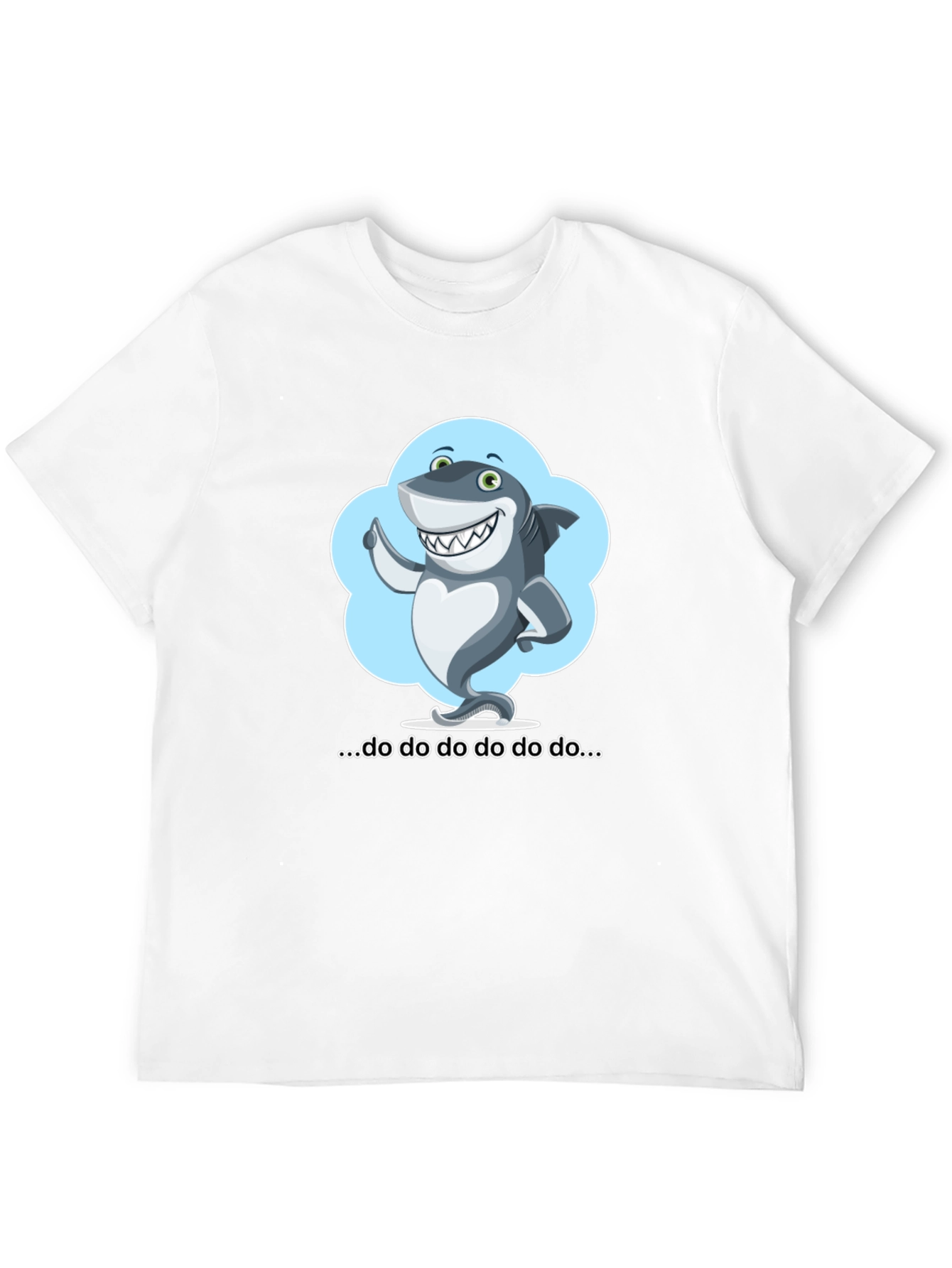 Cartoon Shark T-Shirt - Fun & Stylish!