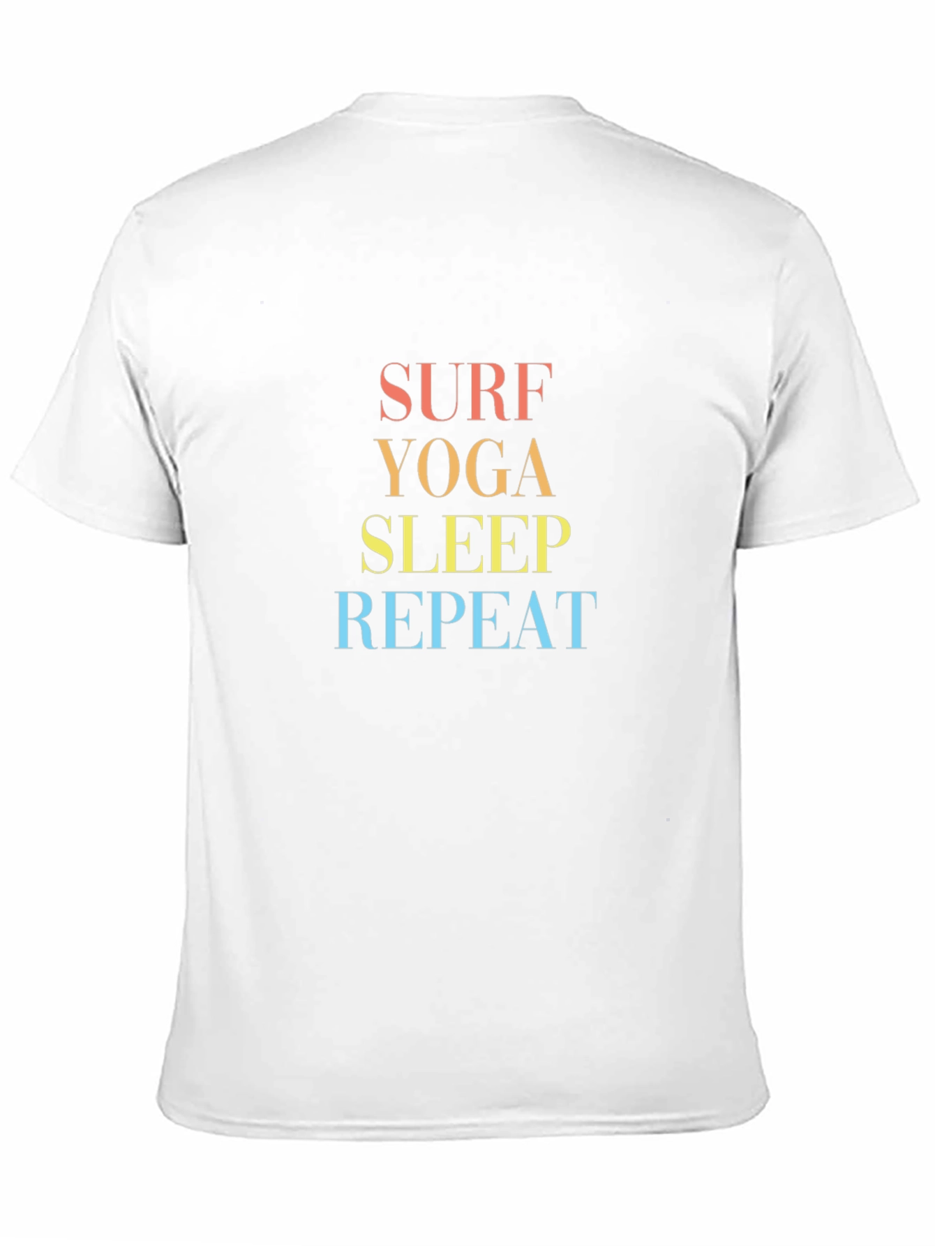 Surf Yoga Sleep Repeat Graphic Tee