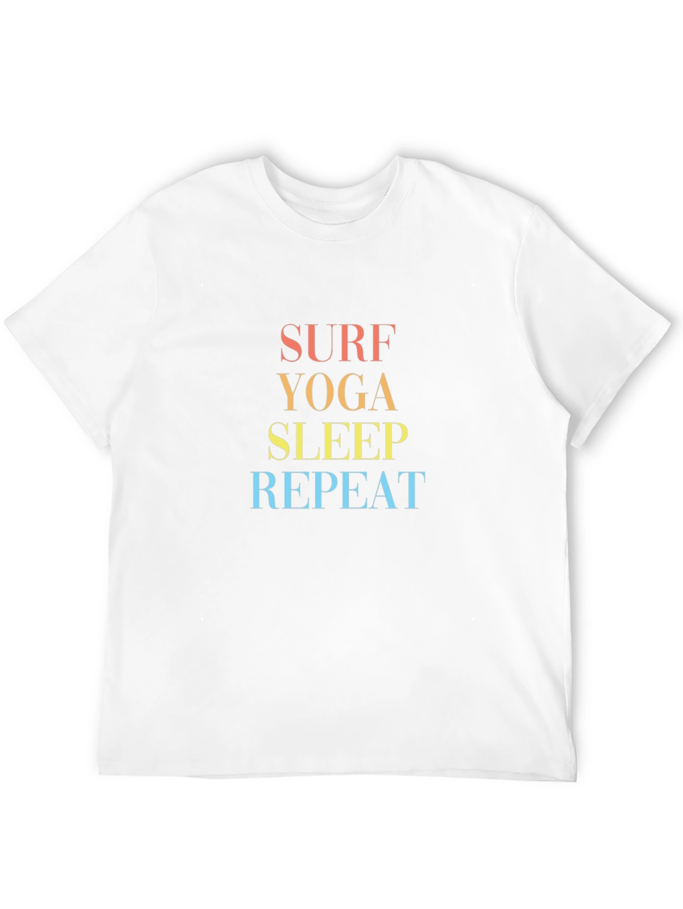 Surf Yoga Sleep Repeat Graphic Tee