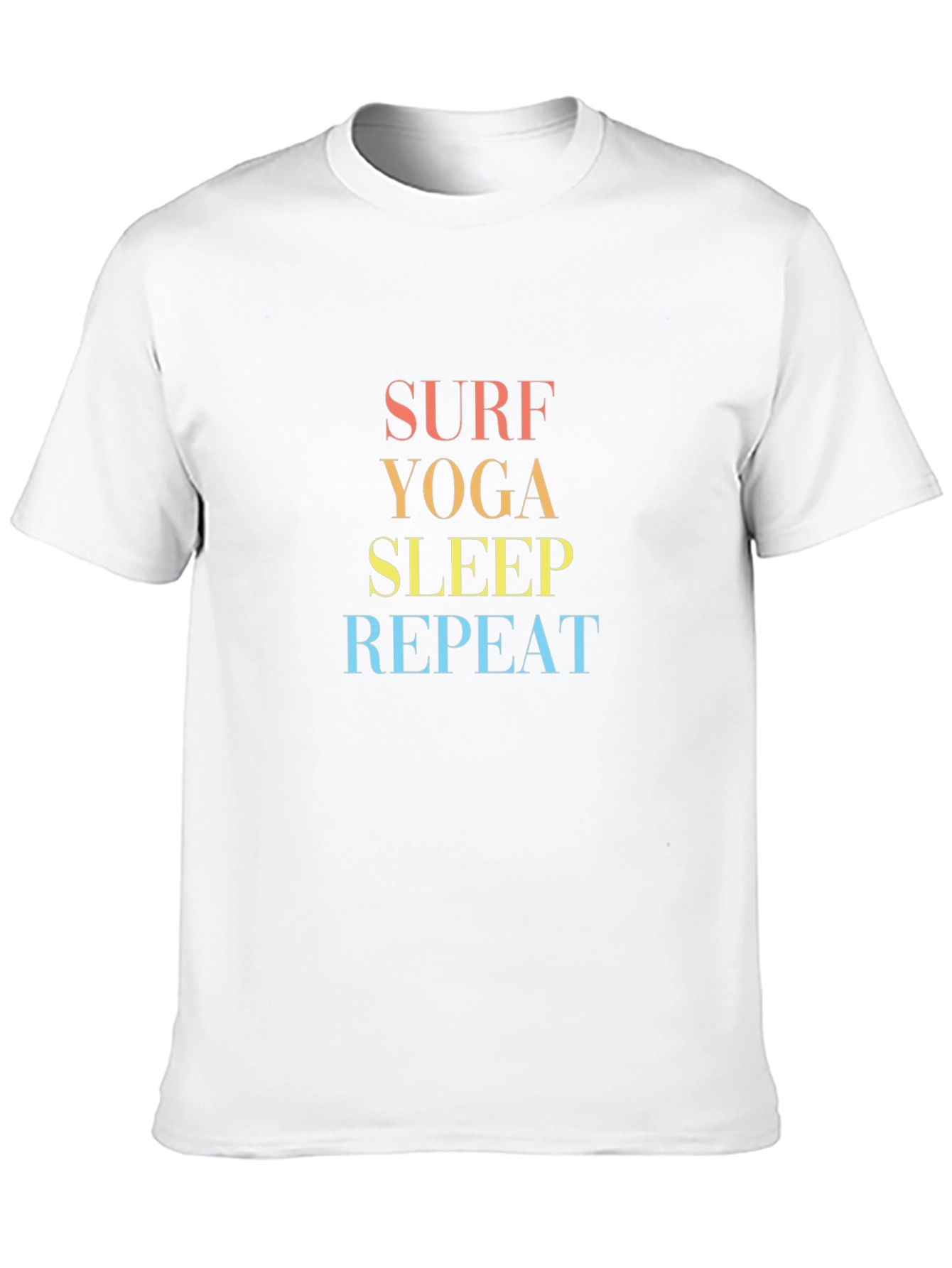 Surf Yoga Sleep Repeat Graphic Tee