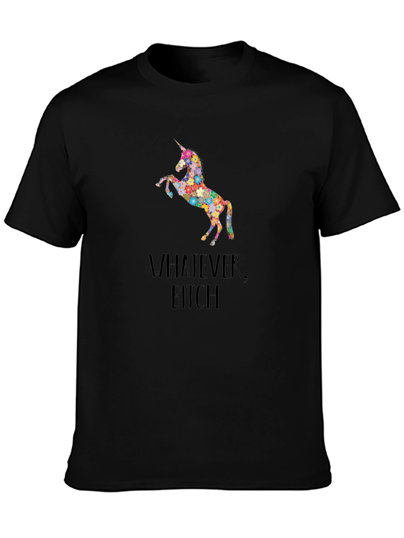 Unicorn Graphic Tee - Whatever Bitch
