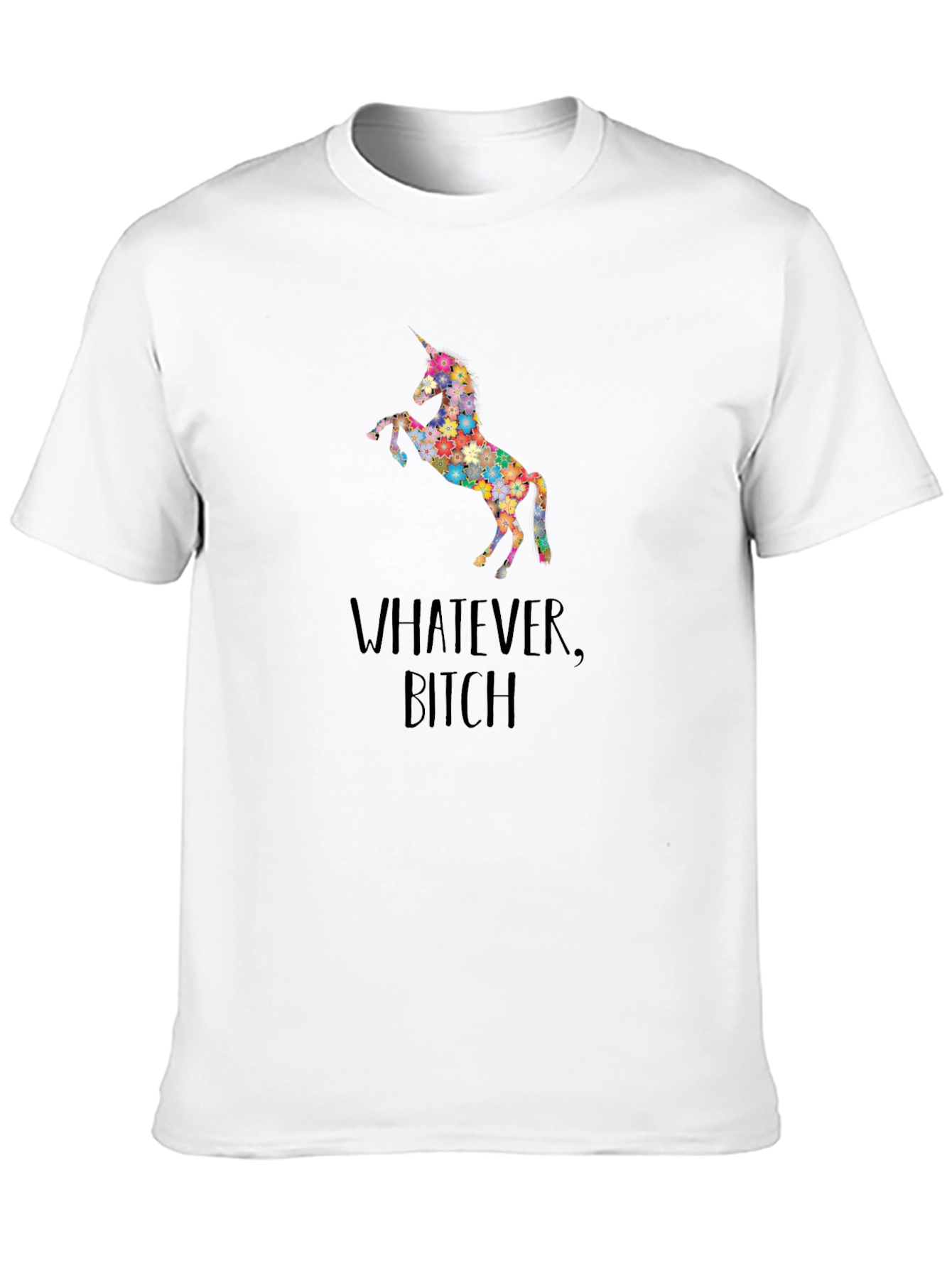 Unicorn Graphic Tee - Whatever Bitch