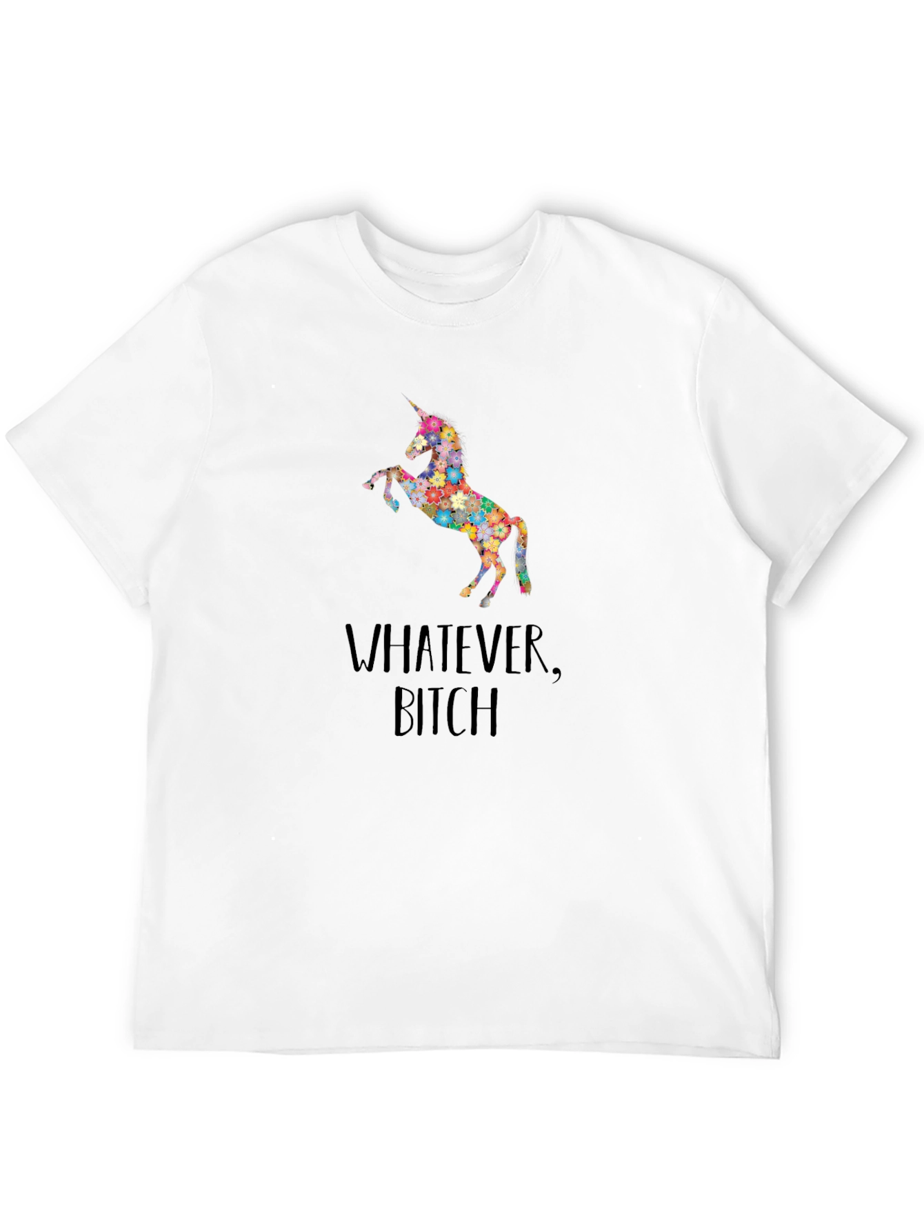 Unicorn Graphic Tee - Whatever Bitch