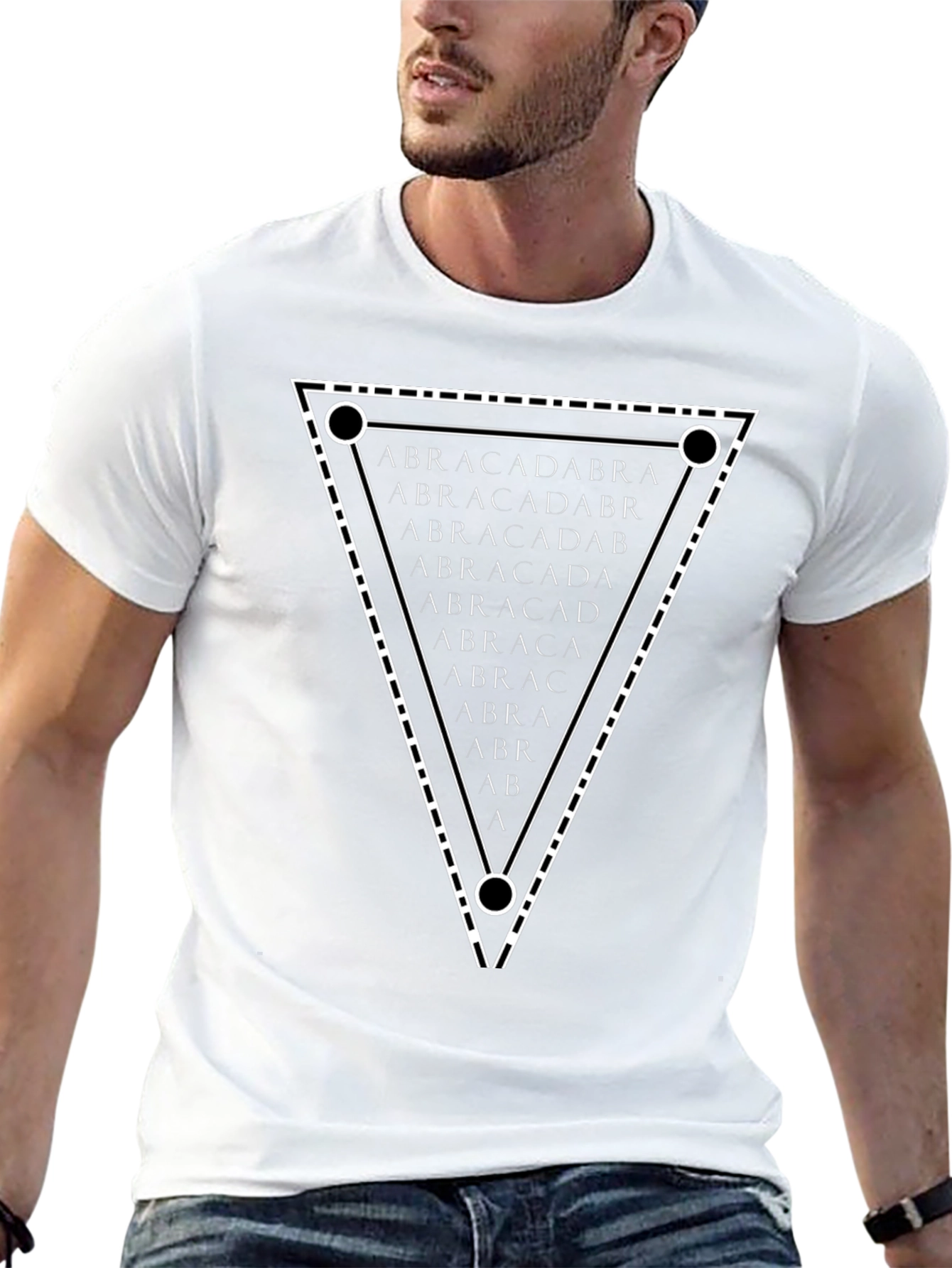 Abracadabra Graphic Tee - Modern Occult Design