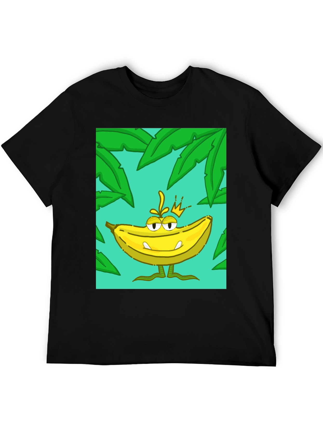 Banana King Graphic T-Shirt - Tropical Design