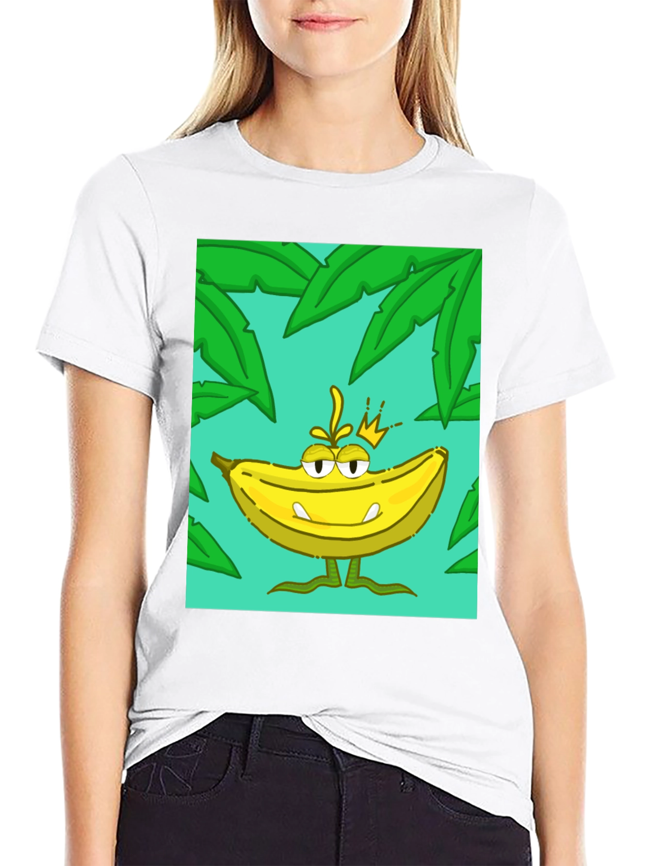 Banana King Graphic T-Shirt - Tropical Design
