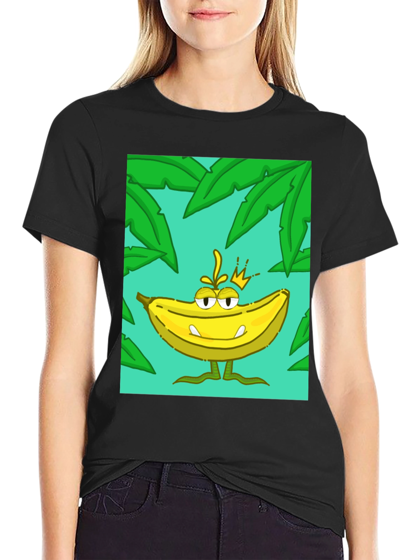 Banana King Graphic T-Shirt - Tropical Design