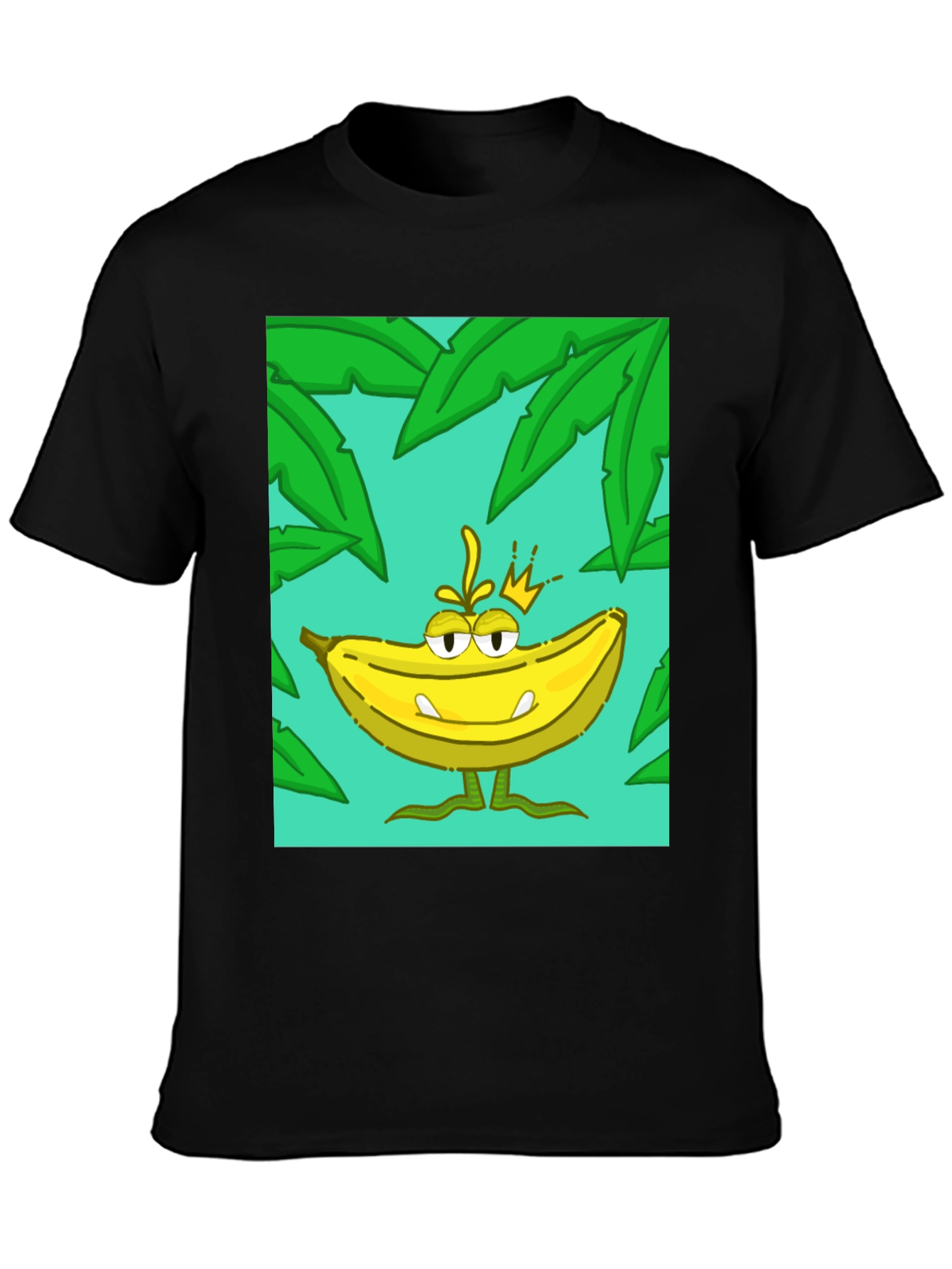 Banana King Graphic T-Shirt - Tropical Design