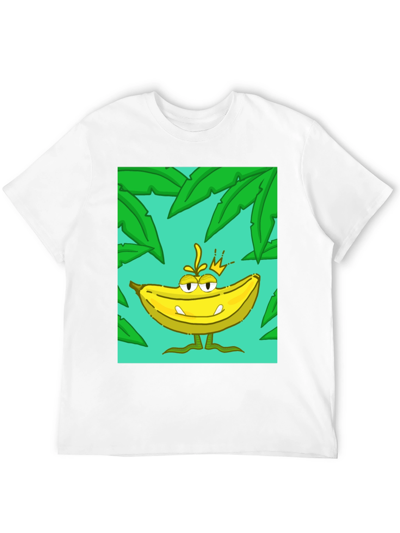 Banana King Graphic T-Shirt - Tropical Design