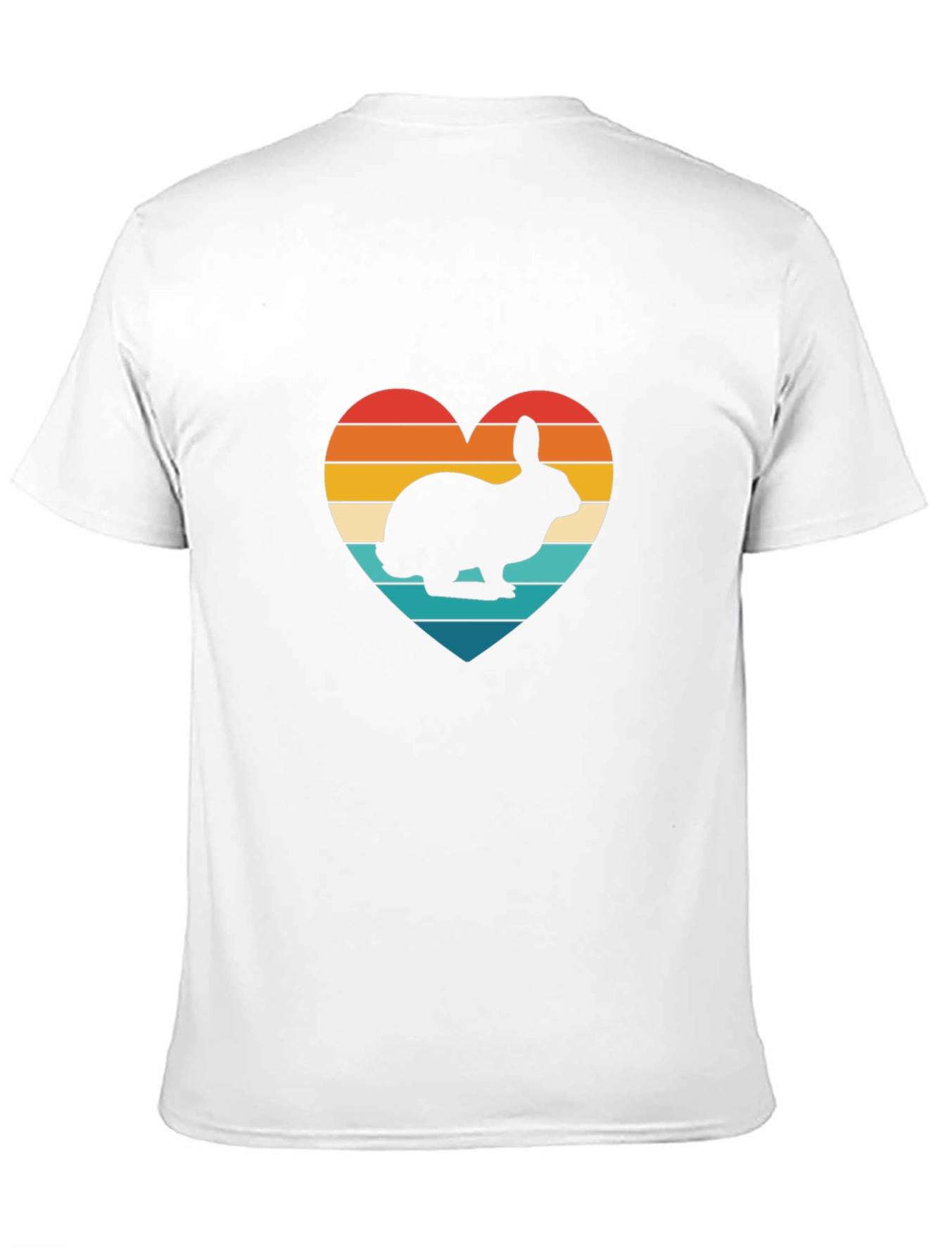 Retro Rabbit Heart T-Shirt - Unisex Graphic Tee