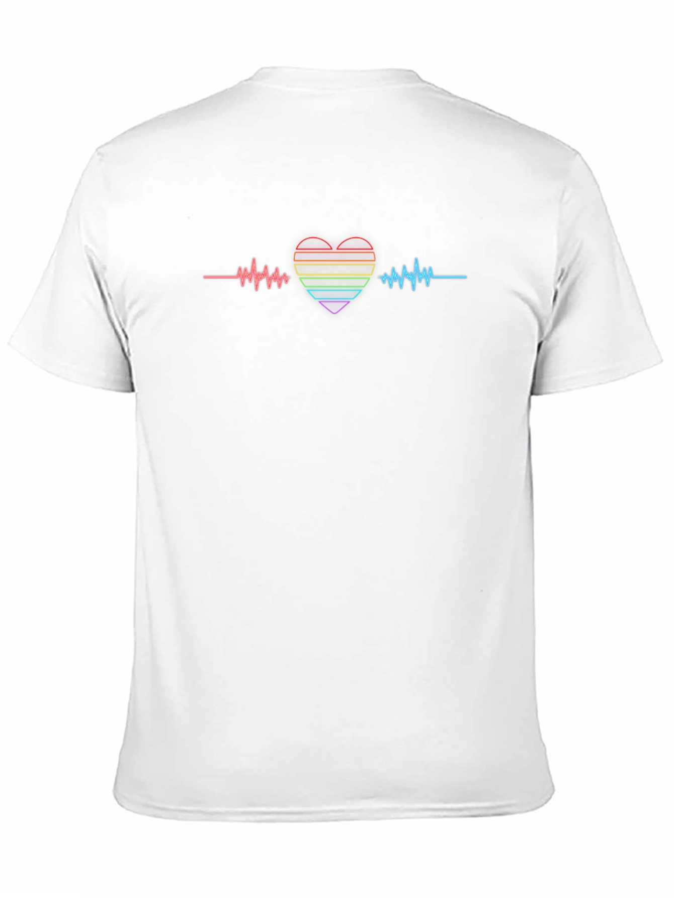 LGBT Pride Heartbeat Graphic Tee